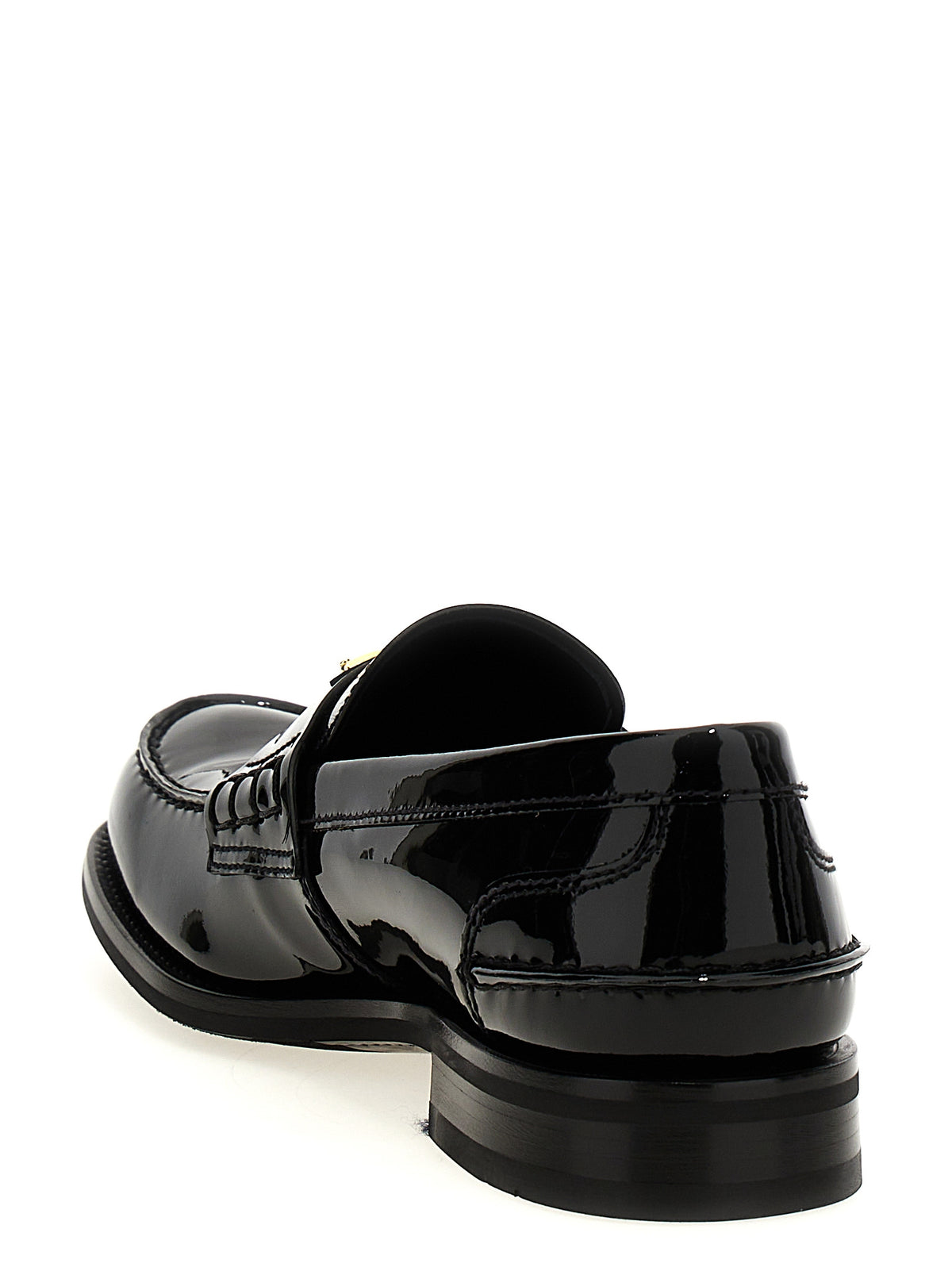 Prada Men Logo Patent Leather Loafer PRADA