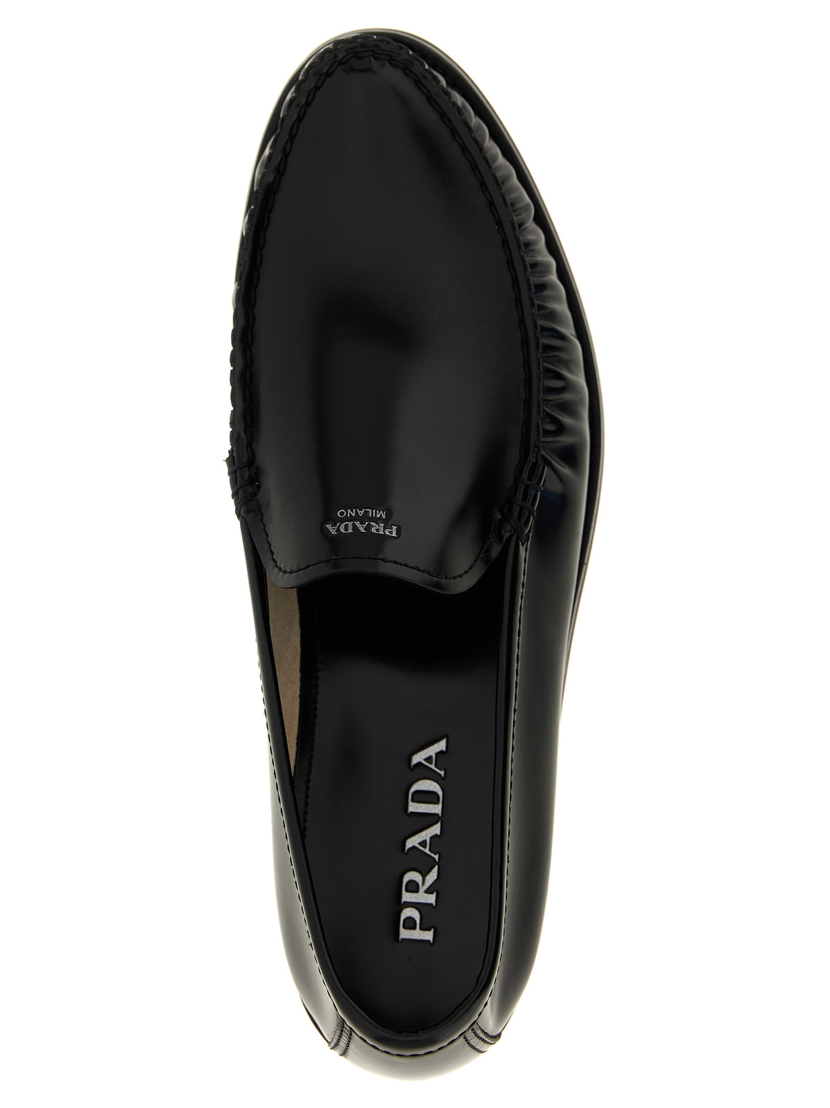 Prada Men Leather Loafers PRADA