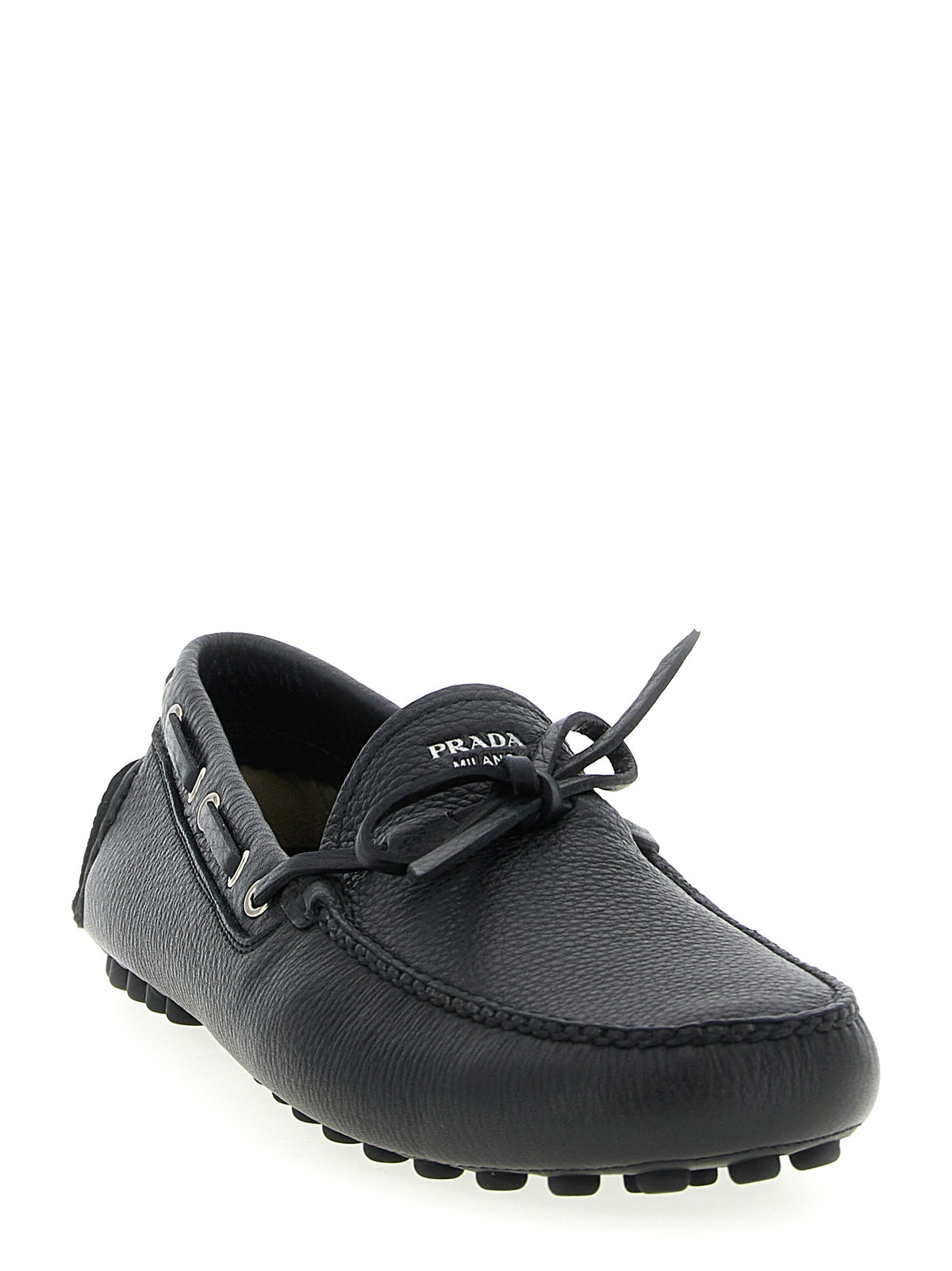 Prada Men Leather Loafers PRADA