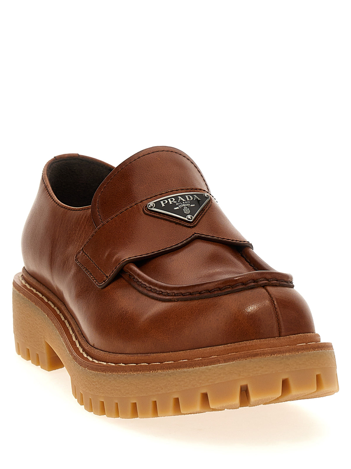 Prada Men 'Double Chocolate' Loafers PRADA