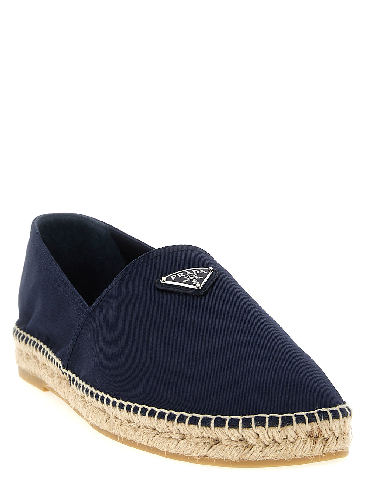 Prada Men Logo Tringolo Espadrilles PRADA