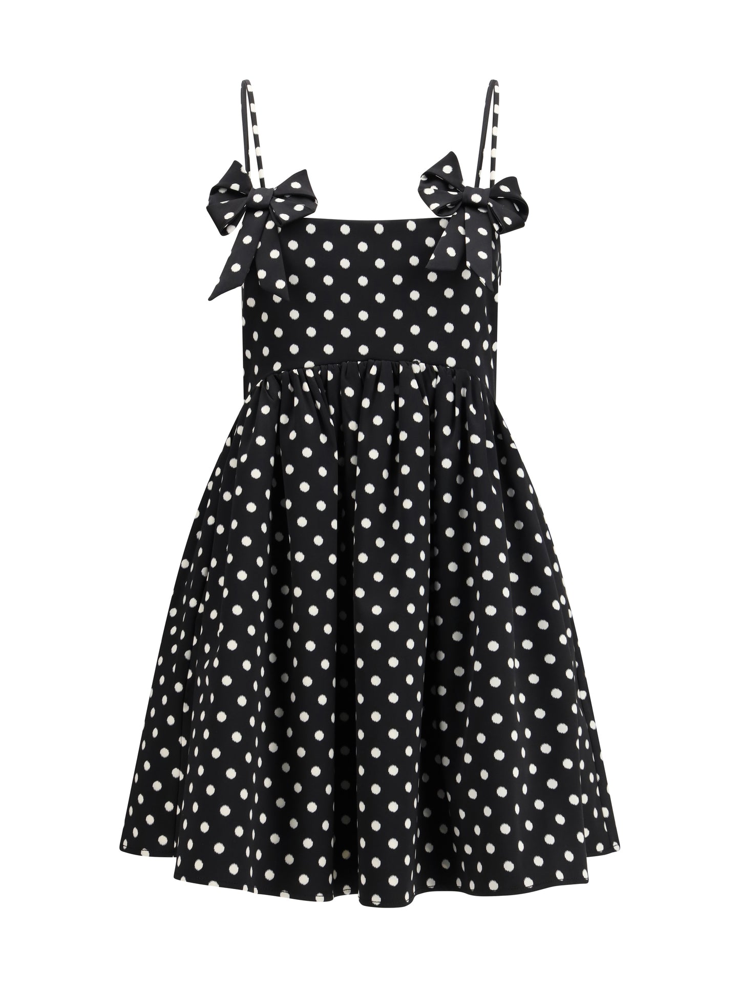 Ganni Women Polka-Dot Satin Mini Dress GANNI