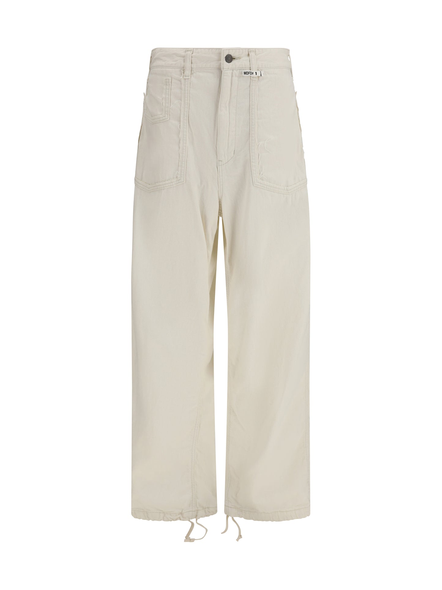 Maison Mihara Yasuhiro Women Cut-Out Pocket Denim Pants MAISON MIHARA YASUHIRO
