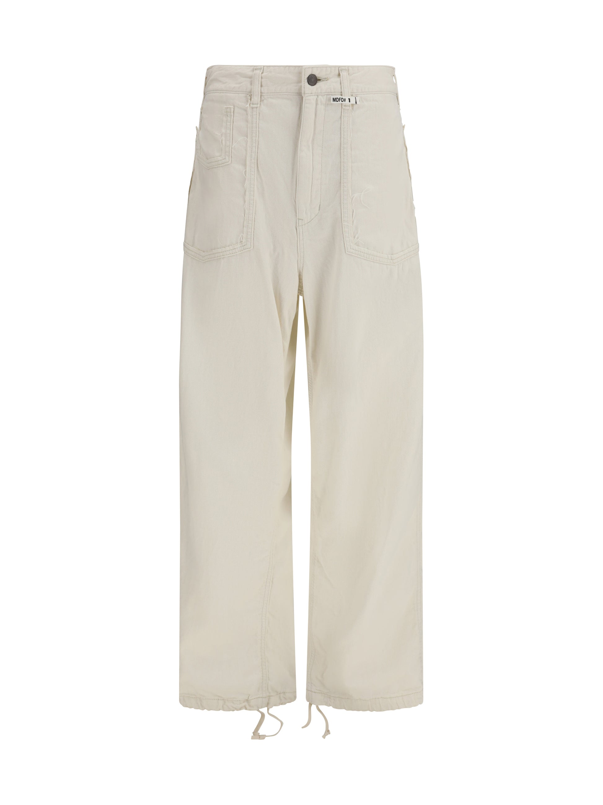 Maison Mihara Yasuhiro Women Cut-Out Pocket Denim Pants MAISON MIHARA YASUHIRO