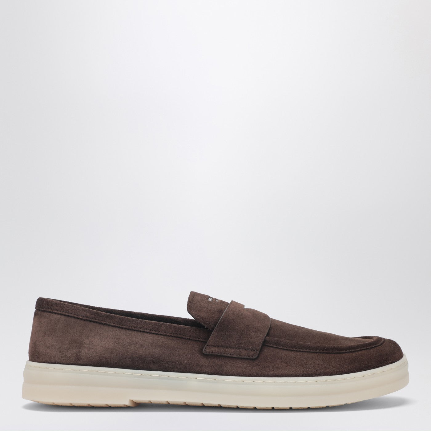 Prada Brown Suede Loafers Men PRADA