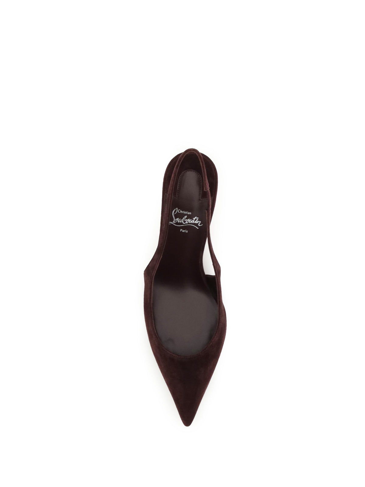 Christian Louboutin Women Miss Z Slingback Suede Pumps CHRISTIAN LOUBOUTIN