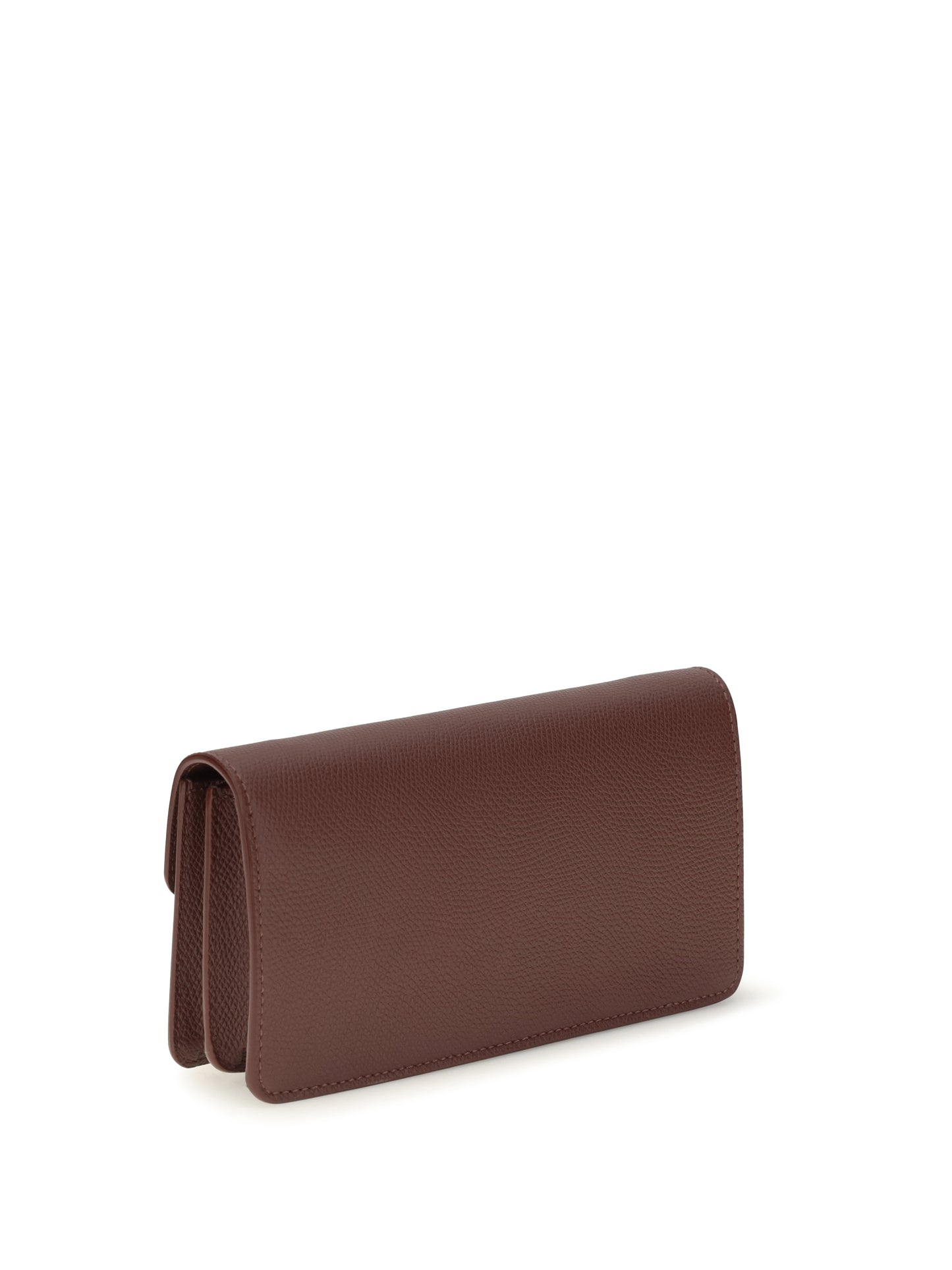 Valentino Garavani Women Vlogo Signature Grainy Calfskin Chain Wallet VALENTINO GARAVANI