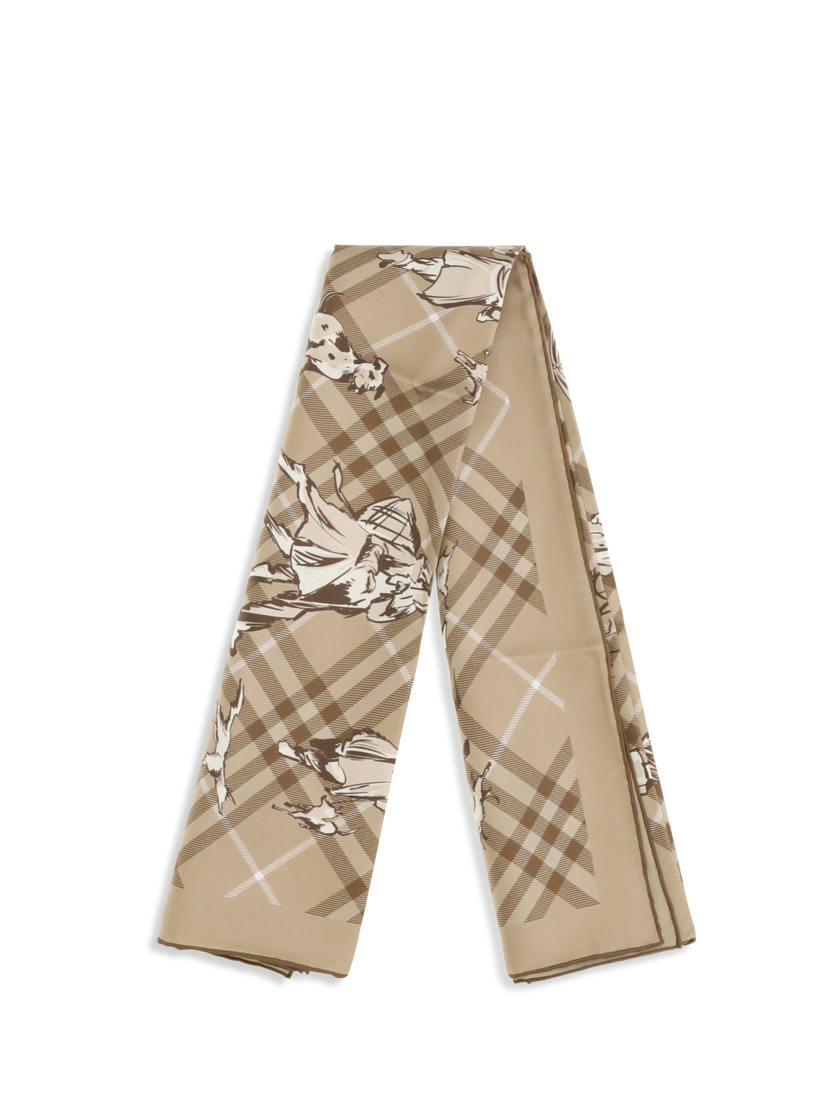 Burberry Women Check Silk Twill Scarf BURBERRY