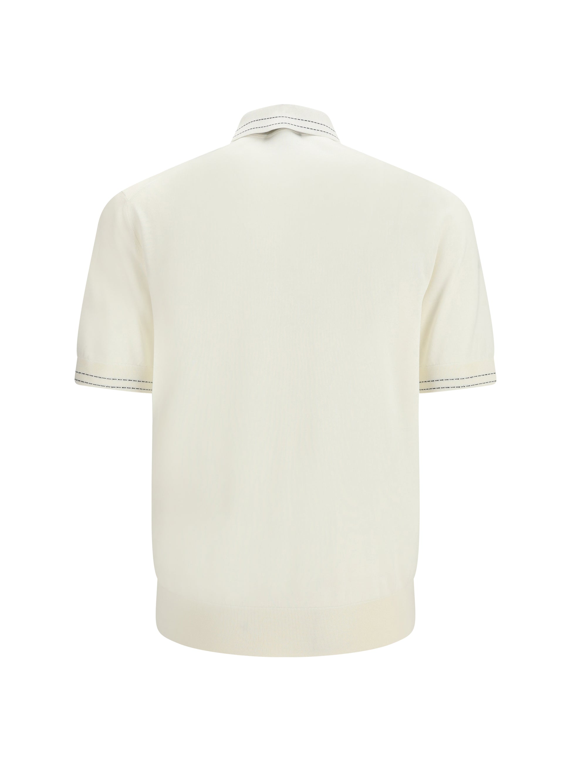 Dolce & Gabbana Men Silk Polo Shirt With Polo Collar And Short Sleeves DOLCE & GABBANA