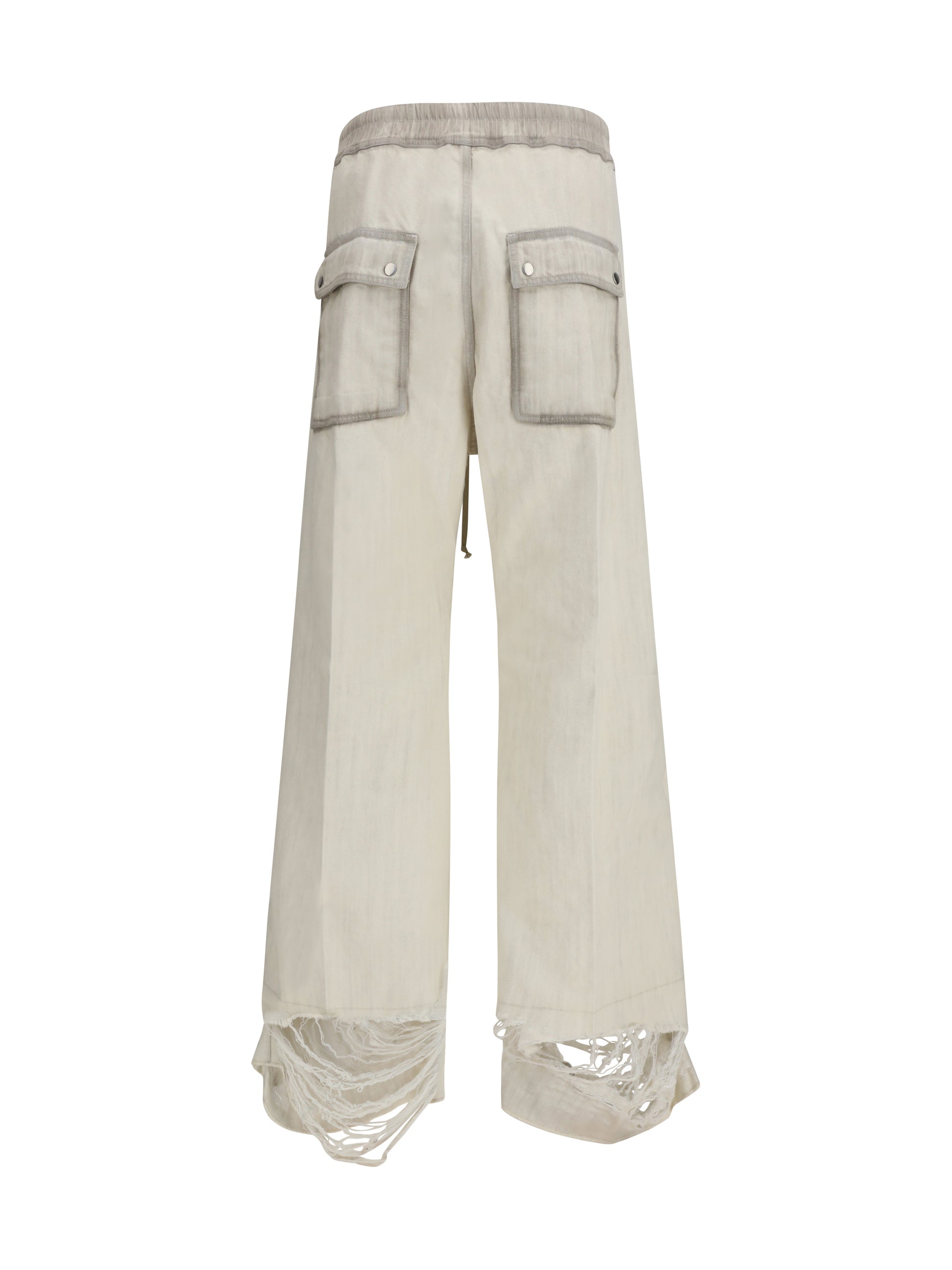 Rick Owens Men Wide Bela Pants In Denim RICK OWENS