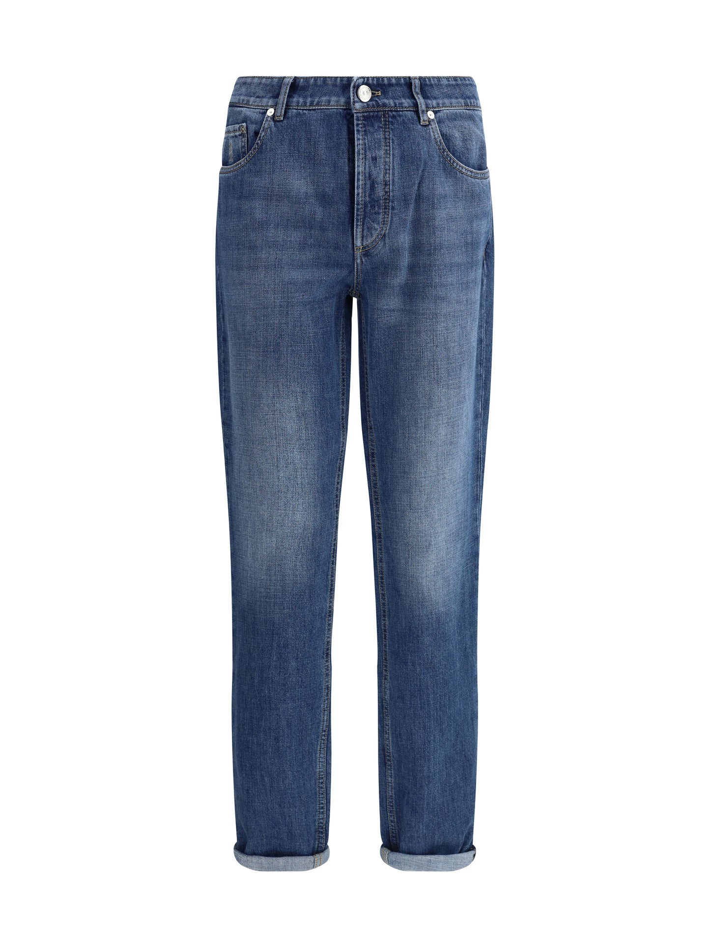 Brunello Cucinelli Men Cuffed Jeans BRUNELLO CUCINELLI