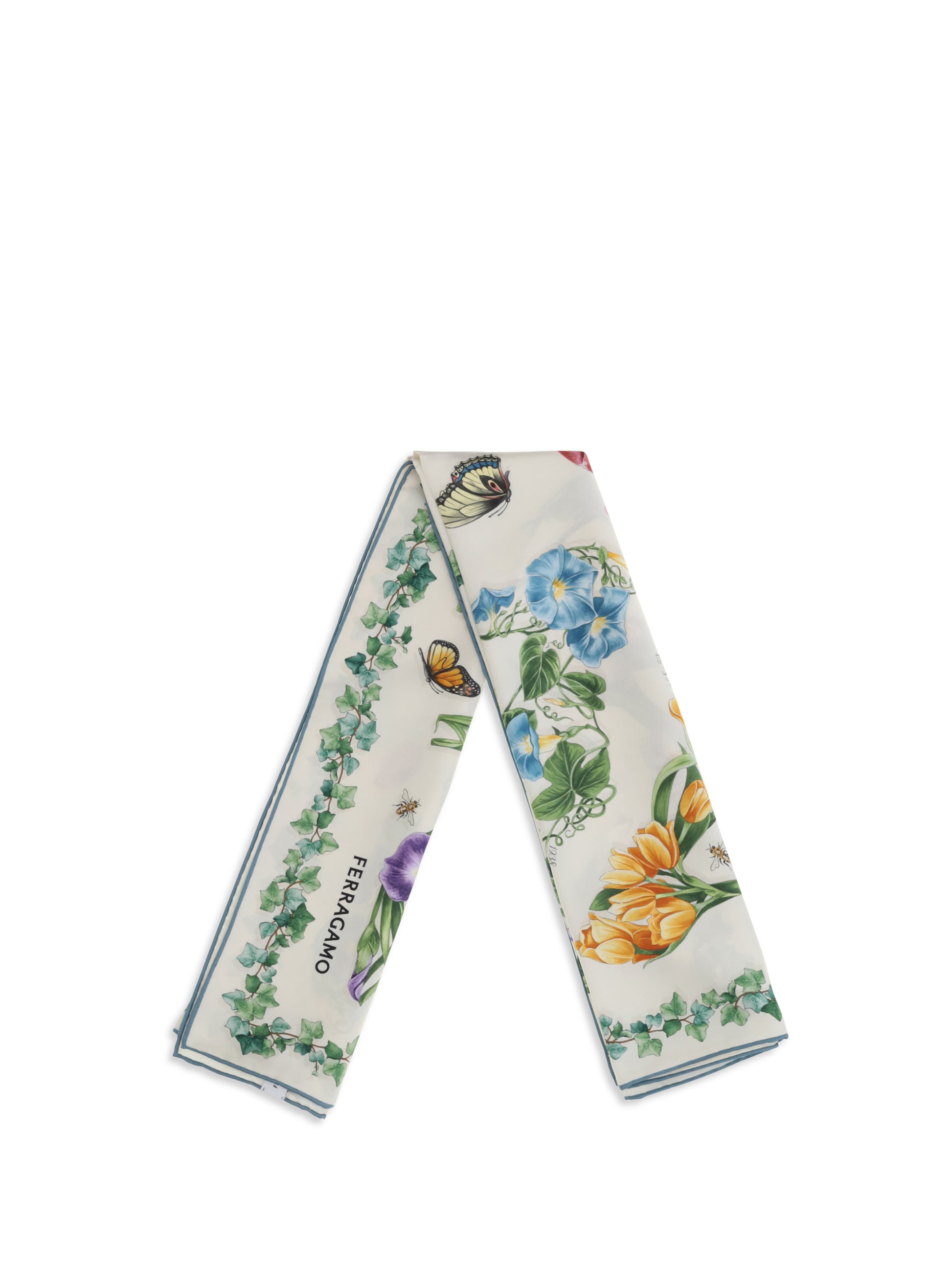 Ferragamo Women Eden Print Silk Scarf FERRAGAMO