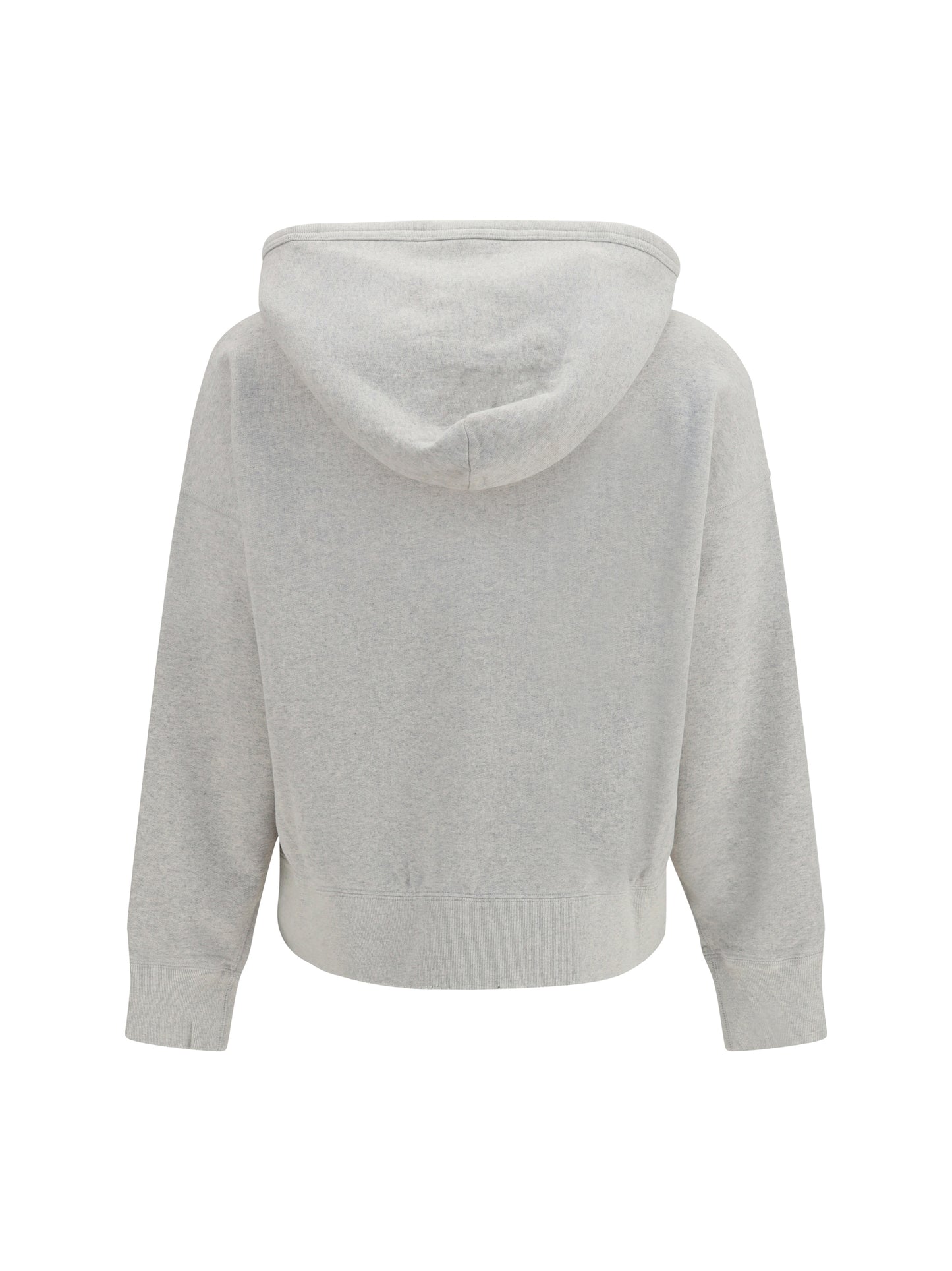 Prada Women Cotton Fleece Hoodie With Jewel Brooch PRADA