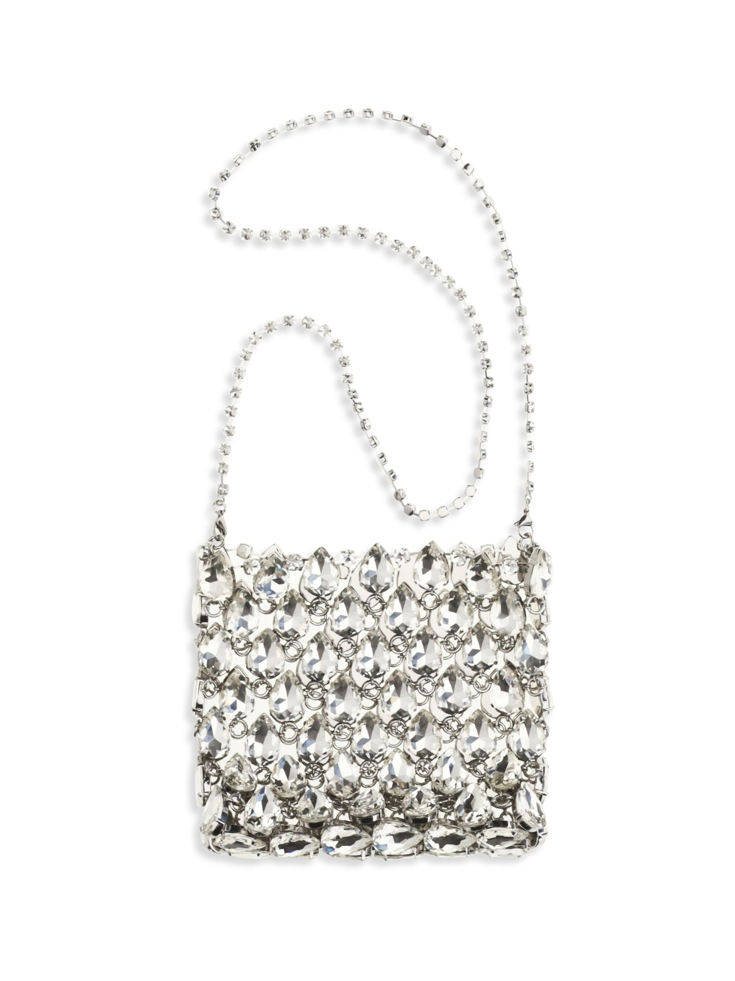 Self-Portrait Women Crystal Mesh Pouch SELF-PORTRAIT