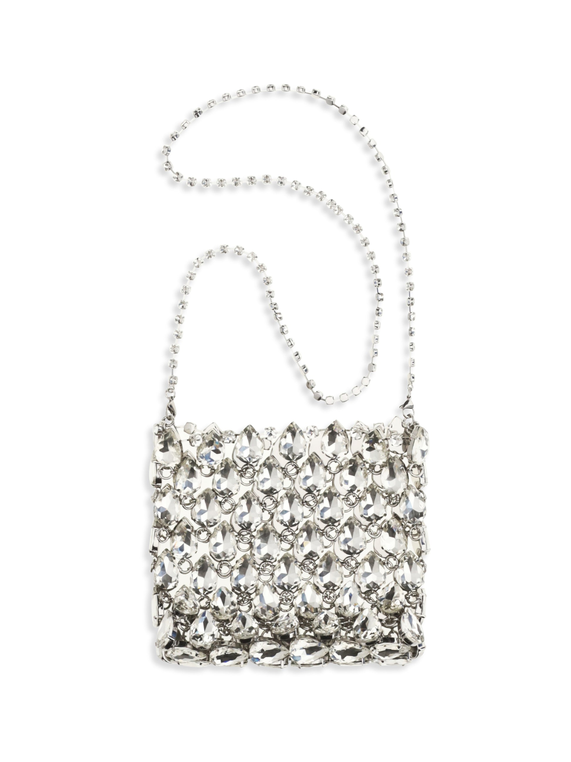 Self-Portrait Women Crystal Mesh Pouch SELF-PORTRAIT