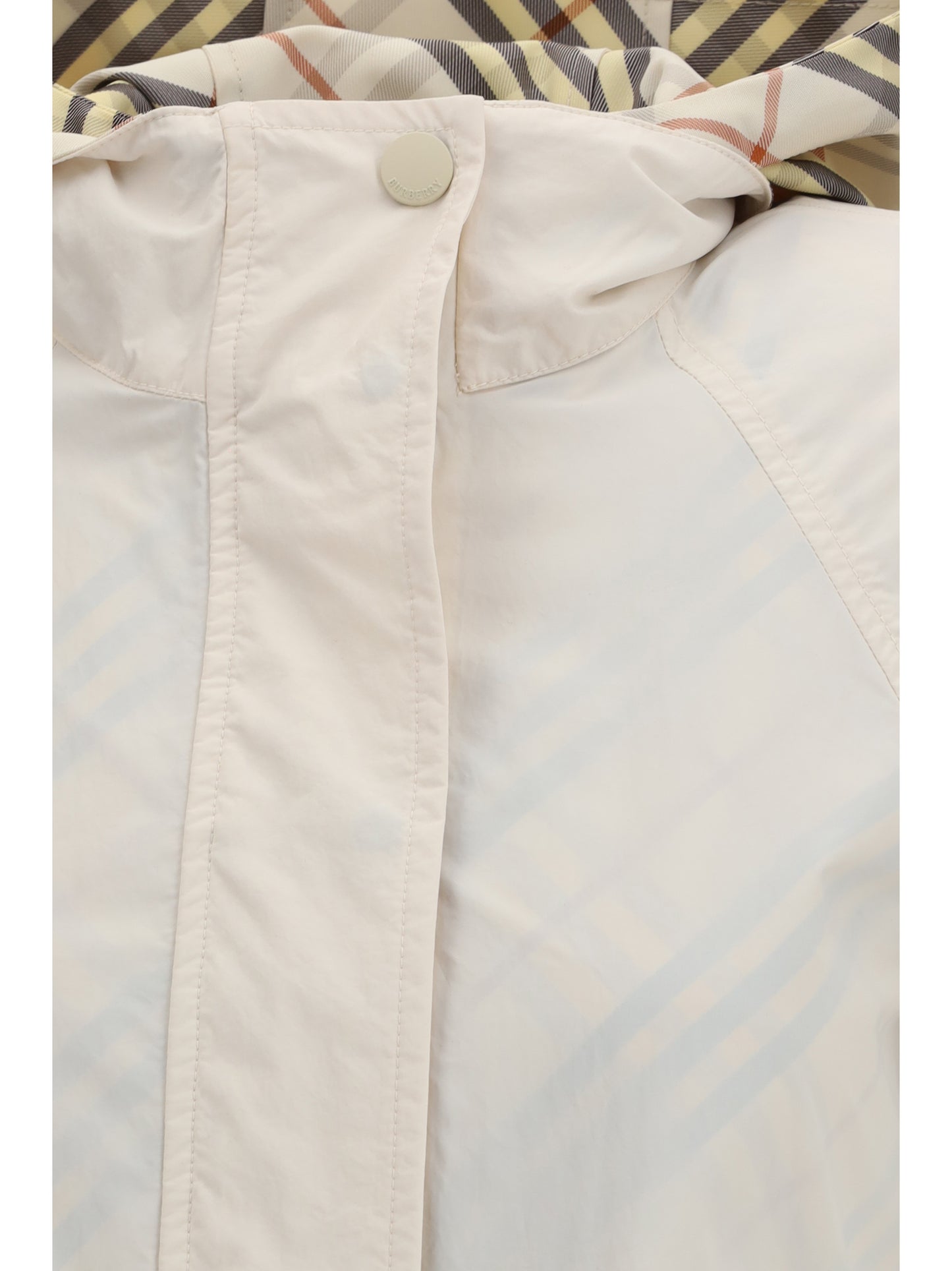 Burberry Women Reversible Check Hooded Jacket BURBERRY