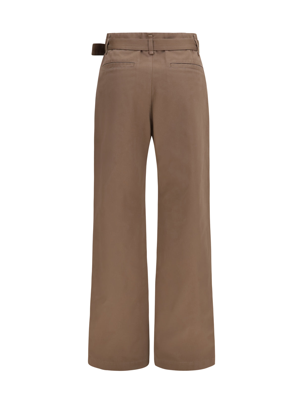 Lemaire Women Rounded Poly-Cotton Twill Pants LEMAIRE
