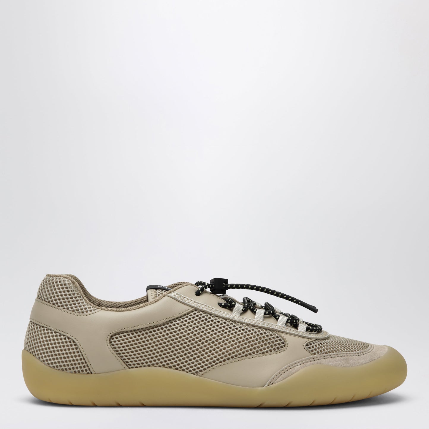 Prada Speedrock Sneakers In Desert Leather And Mesh Men PRADA