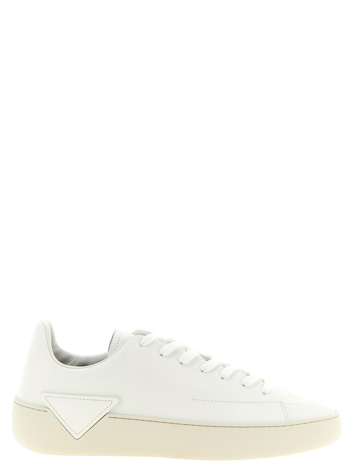 Prada Men White 'Court' Sneakers PRADA