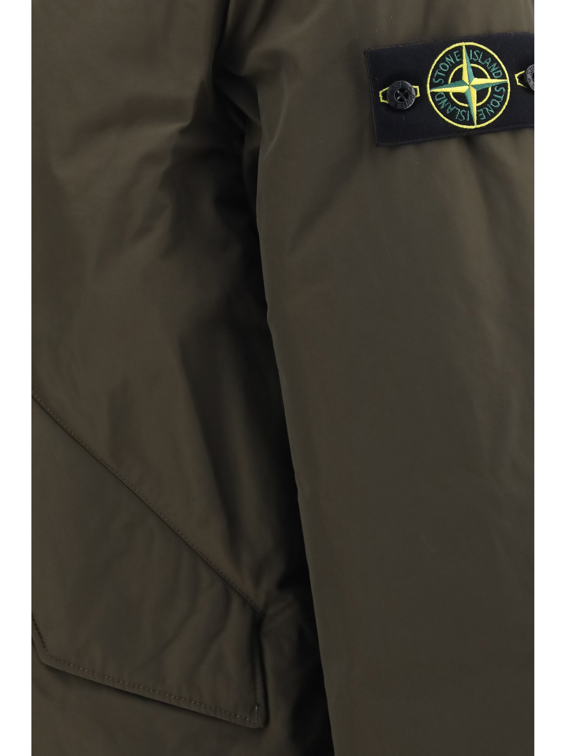 Stone Island Men Padded Micro Twill Jacket STONE ISLAND