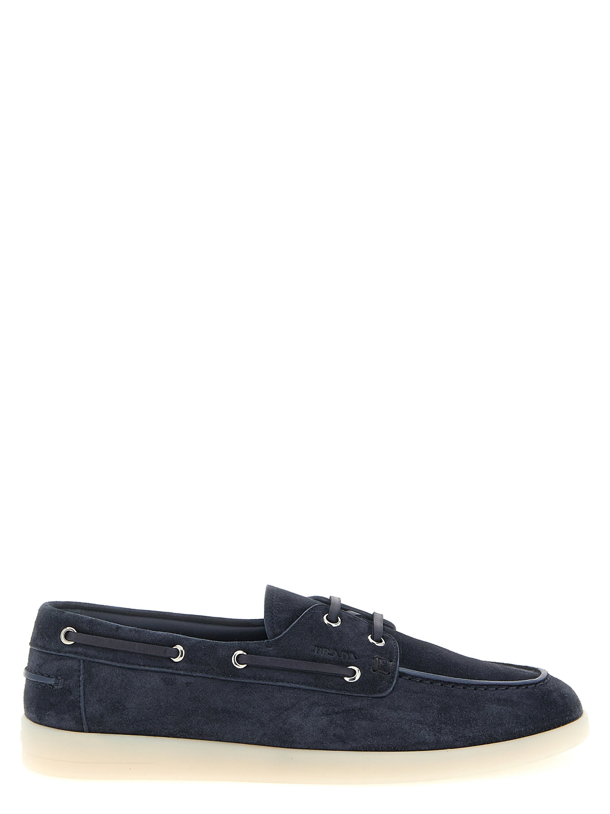 Prada Men Suede Boat Shoe PRADA
