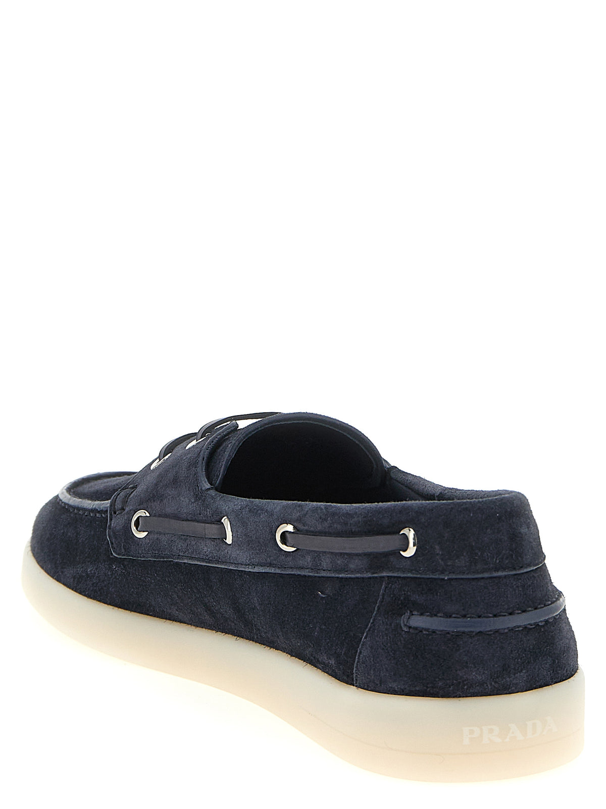 Prada Men Suede Boat Shoe PRADA