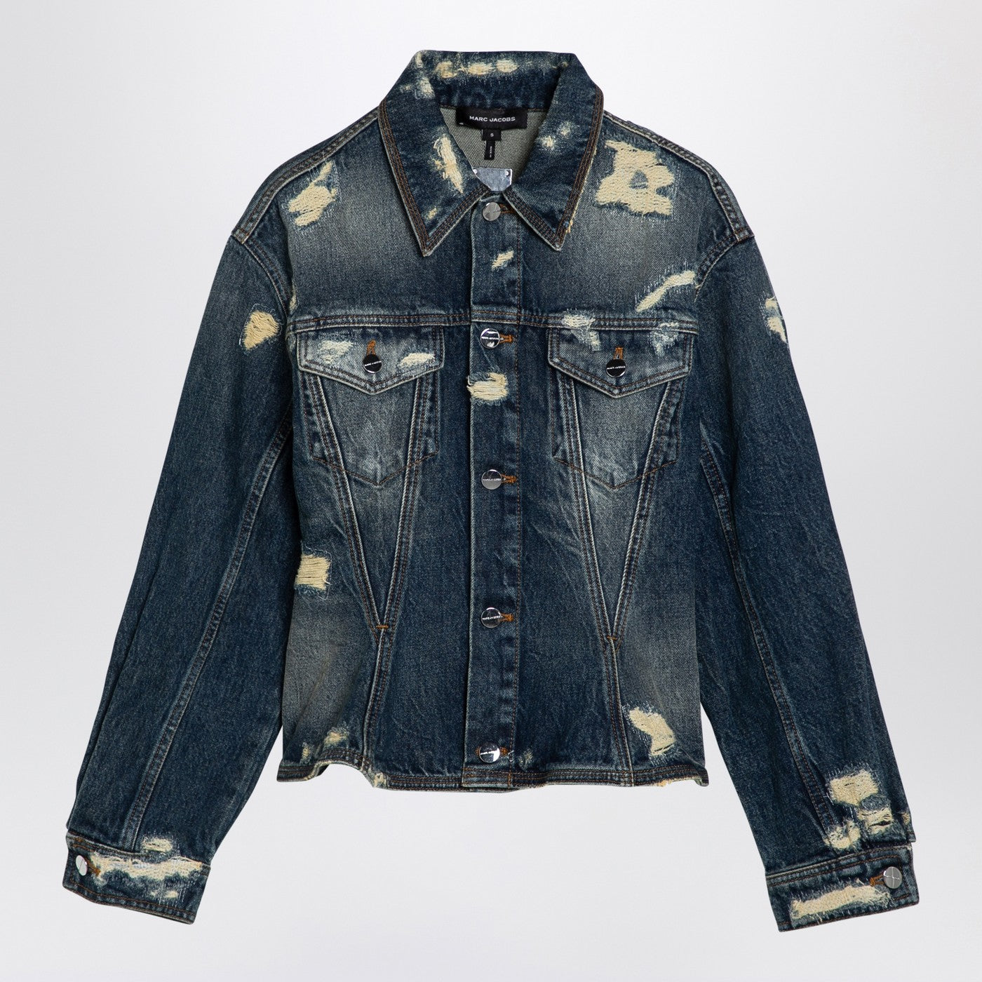Marc Jacobs Washed Denim Jacket With Worn Details Women MARC JACOBS