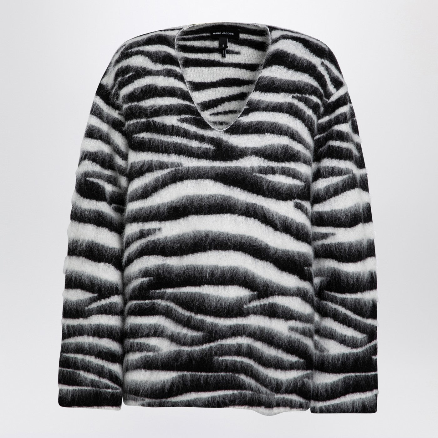 Marc Jacobs Zebra-Patterned Jumper In Wool Blend Women MARC JACOBS