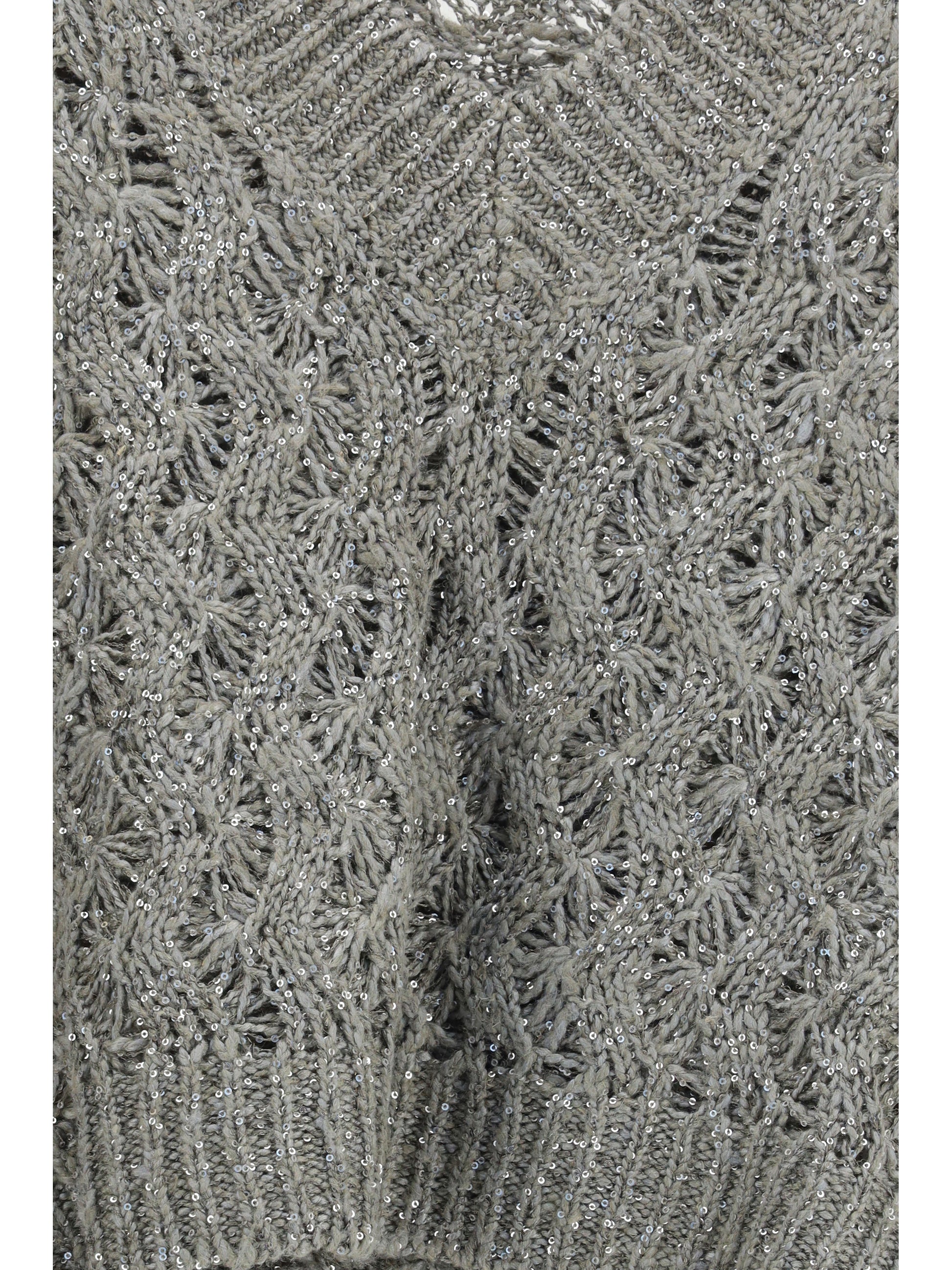 Brunello Cucinelli Women Silk Blend Sequined Vest BRUNELLO CUCINELLI