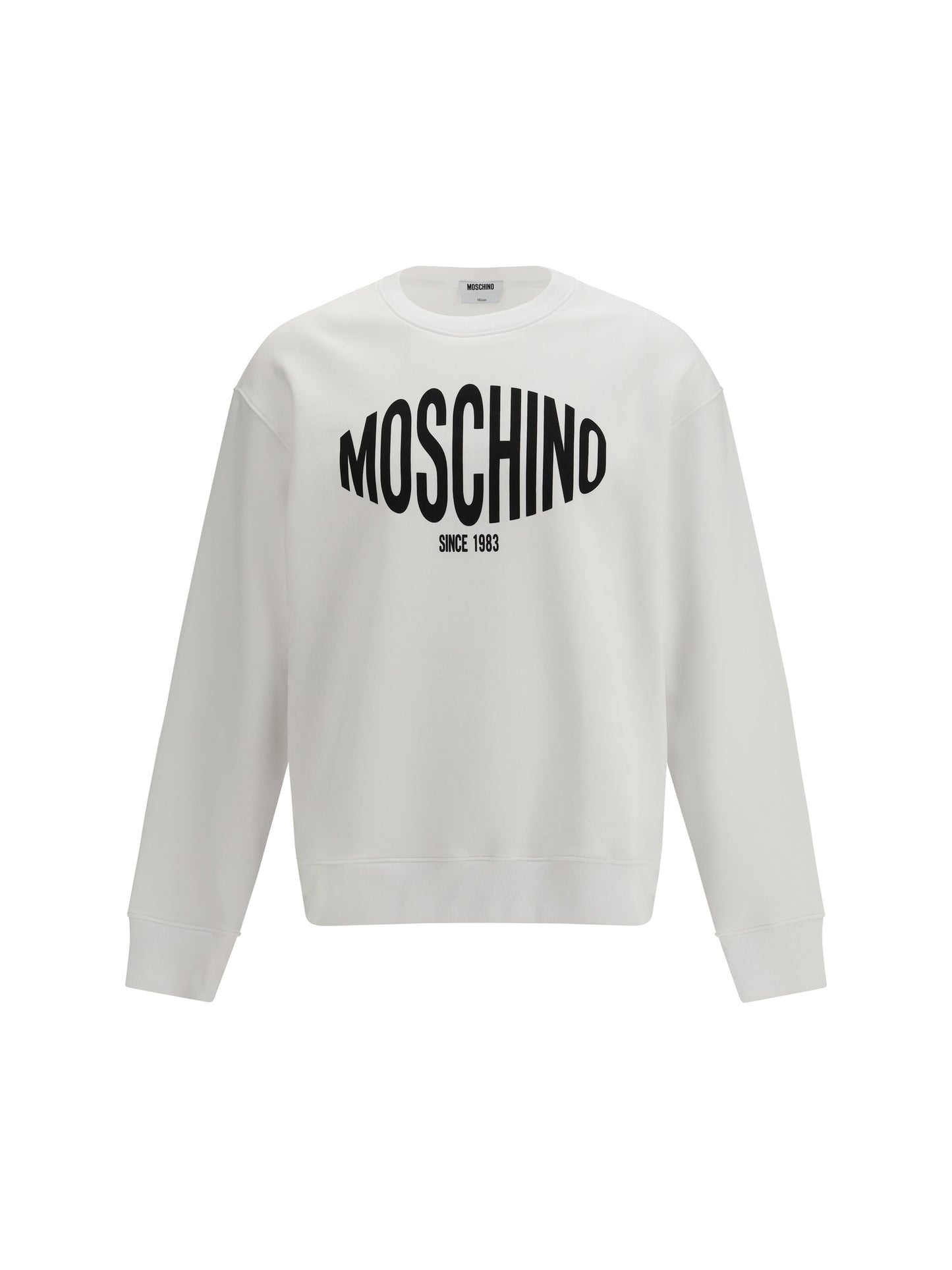 Moschino Men Printed Organic Cotton Sweatshirt MOSCHINO