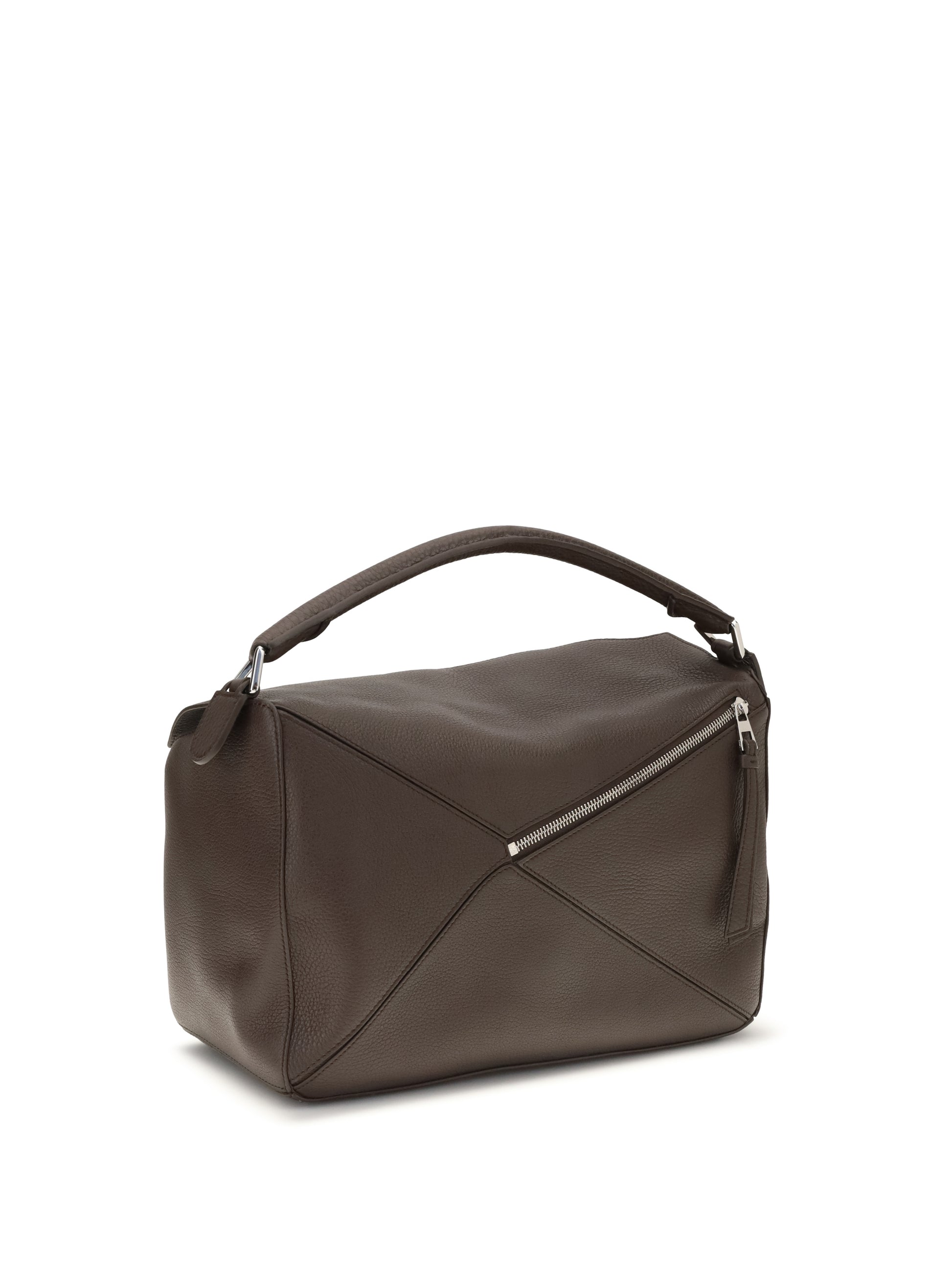 Loewe Men Large Puzzle Bag In Garnet Calfskin LOEWE