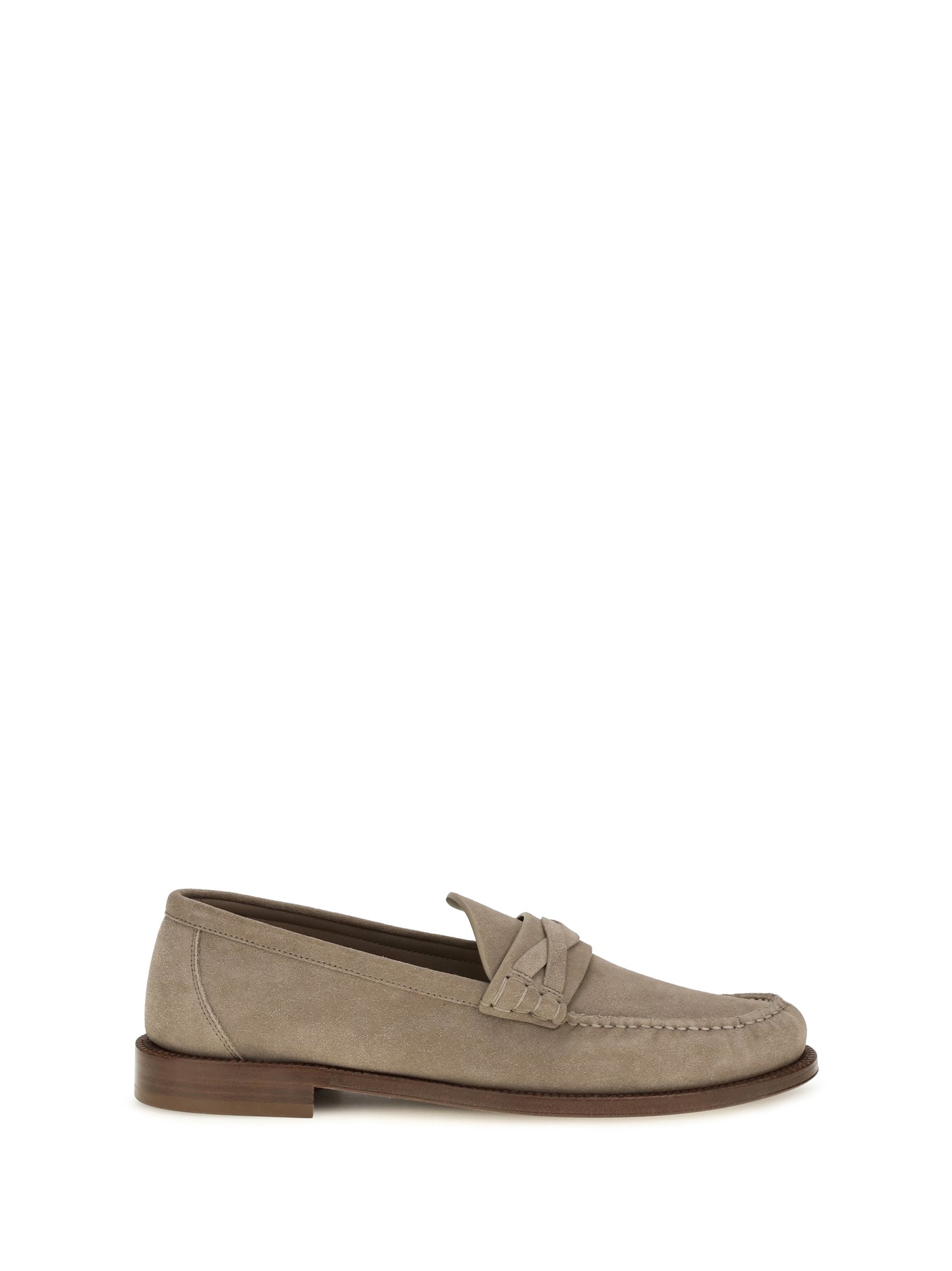 Brunello Cucinelli Men Suede Loafers BRUNELLO CUCINELLI