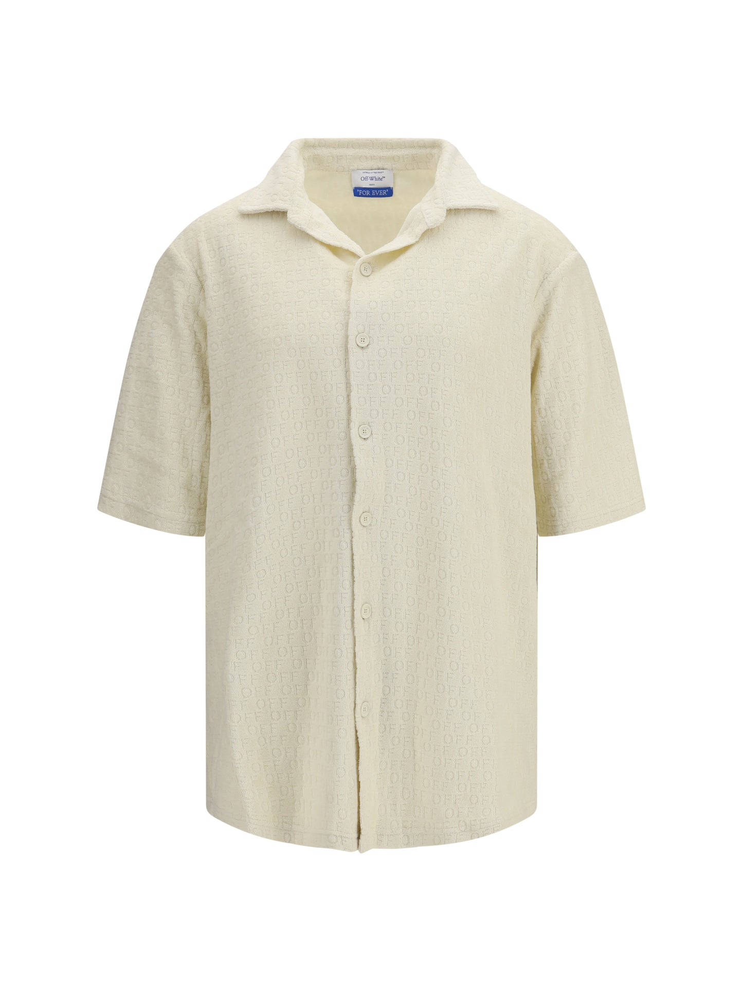 Off-White Men Off Terry Bowling Shirt OFF-WHITE