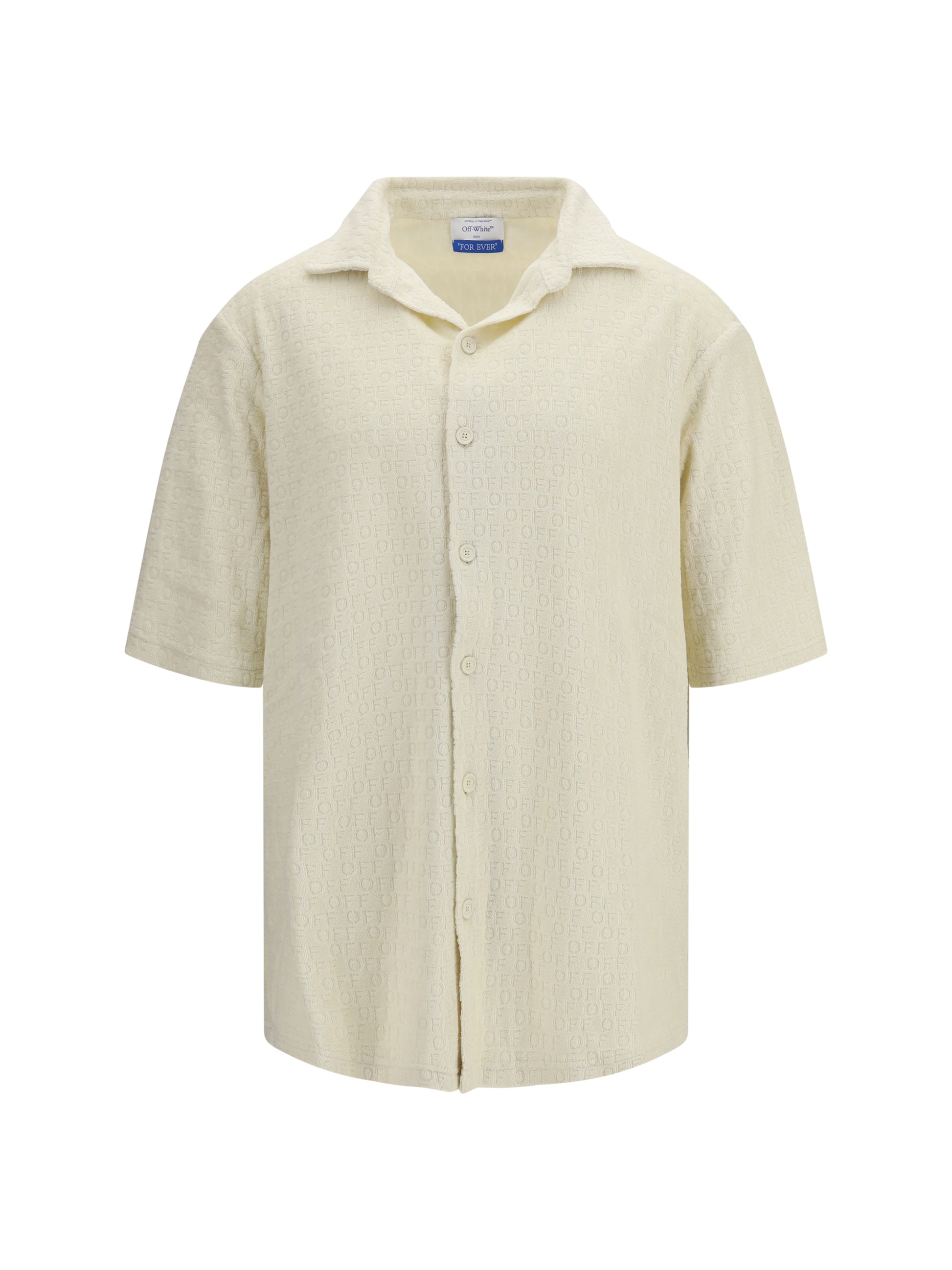 Off-White Men Off Terry Bowling Shirt OFF-WHITE
