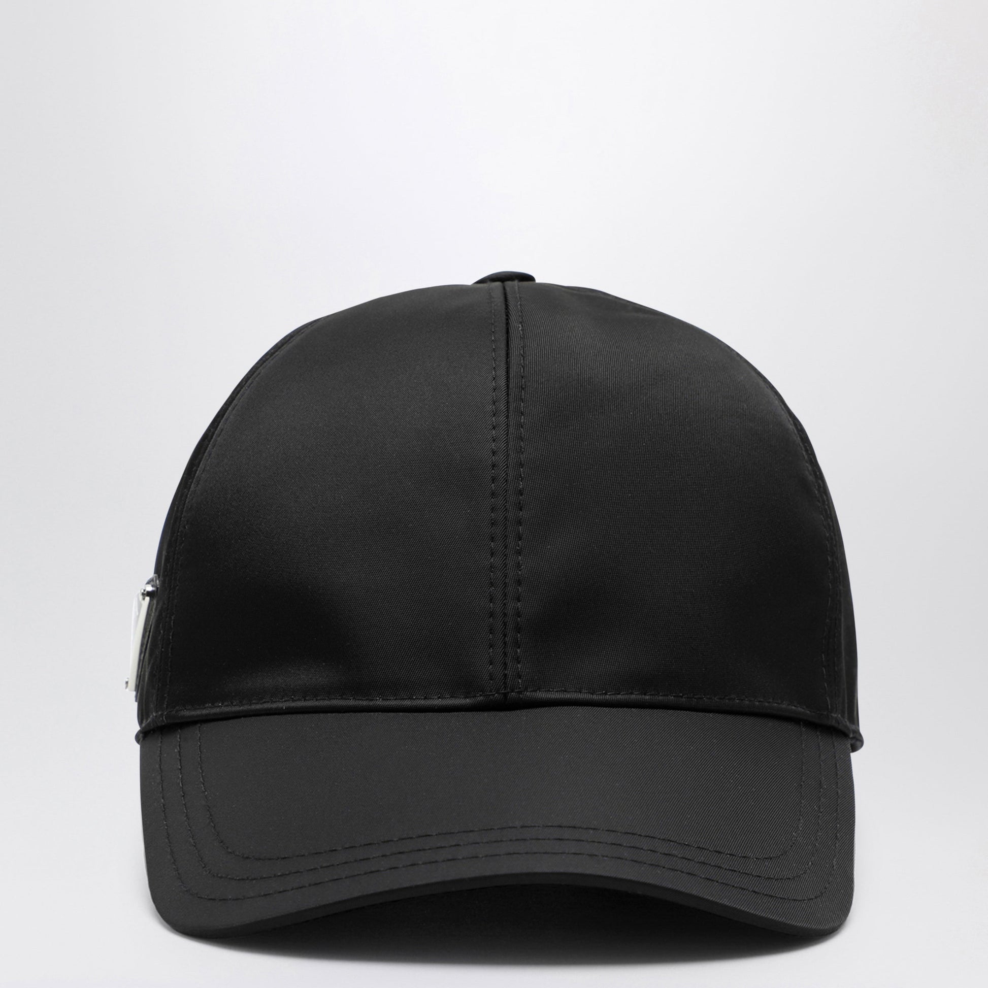 Prada Black Re-Nylon Baseball Cap Men PRADA
