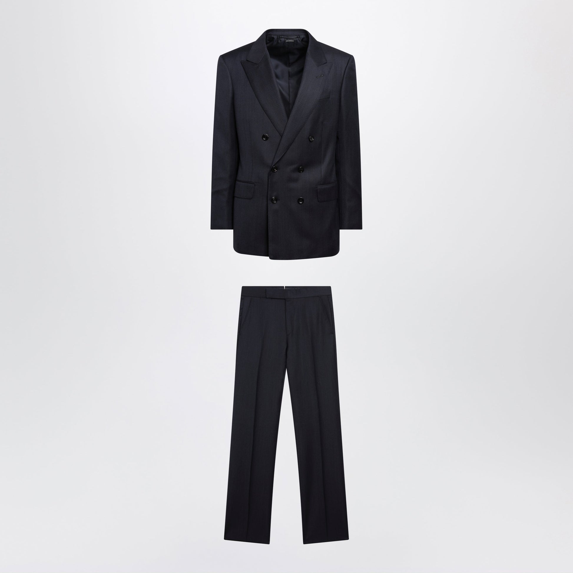 Tom Ford Navy Double-Breasted Wool Suit Men TOM FORD
