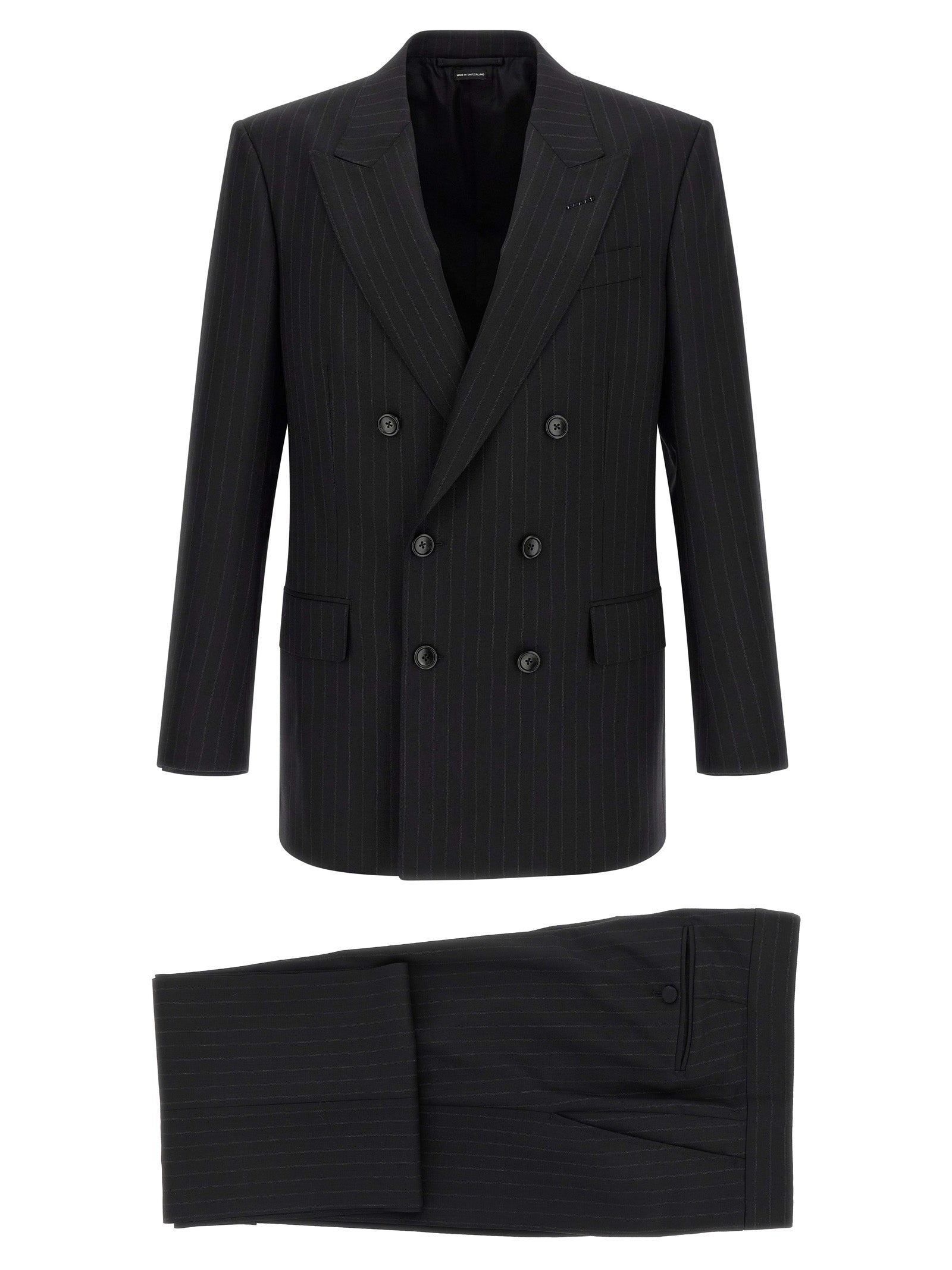 Tom Ford Men Pinstriped Double-Breasted Dress TOM FORD