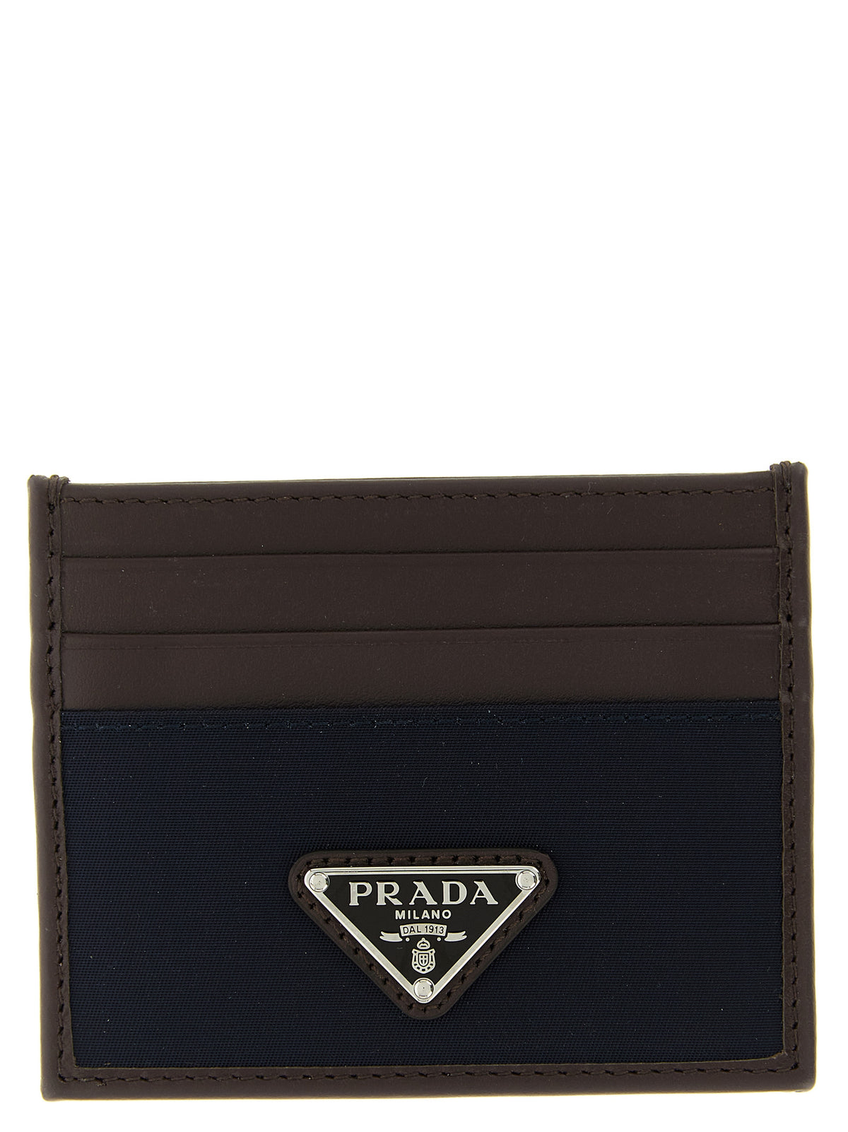 Prada Men Nylon Leather Cardholder PRADA