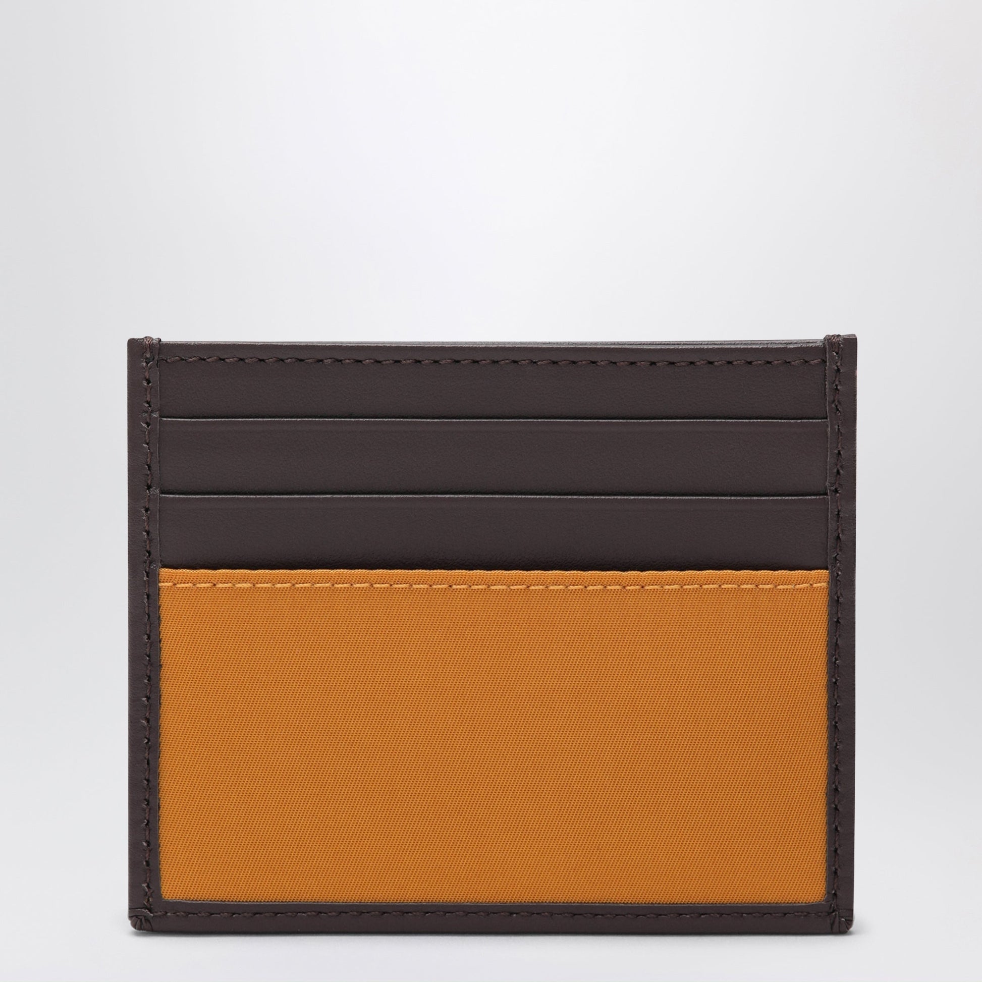 Prada Prada Speedrock Cardholder In Re-Nylon And Amber Leather Men PRADA