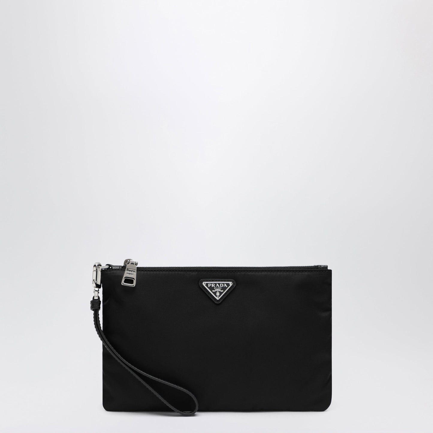 Prada Mera Pouch In Re-Nylon And Saffiano Leather Men PRADA