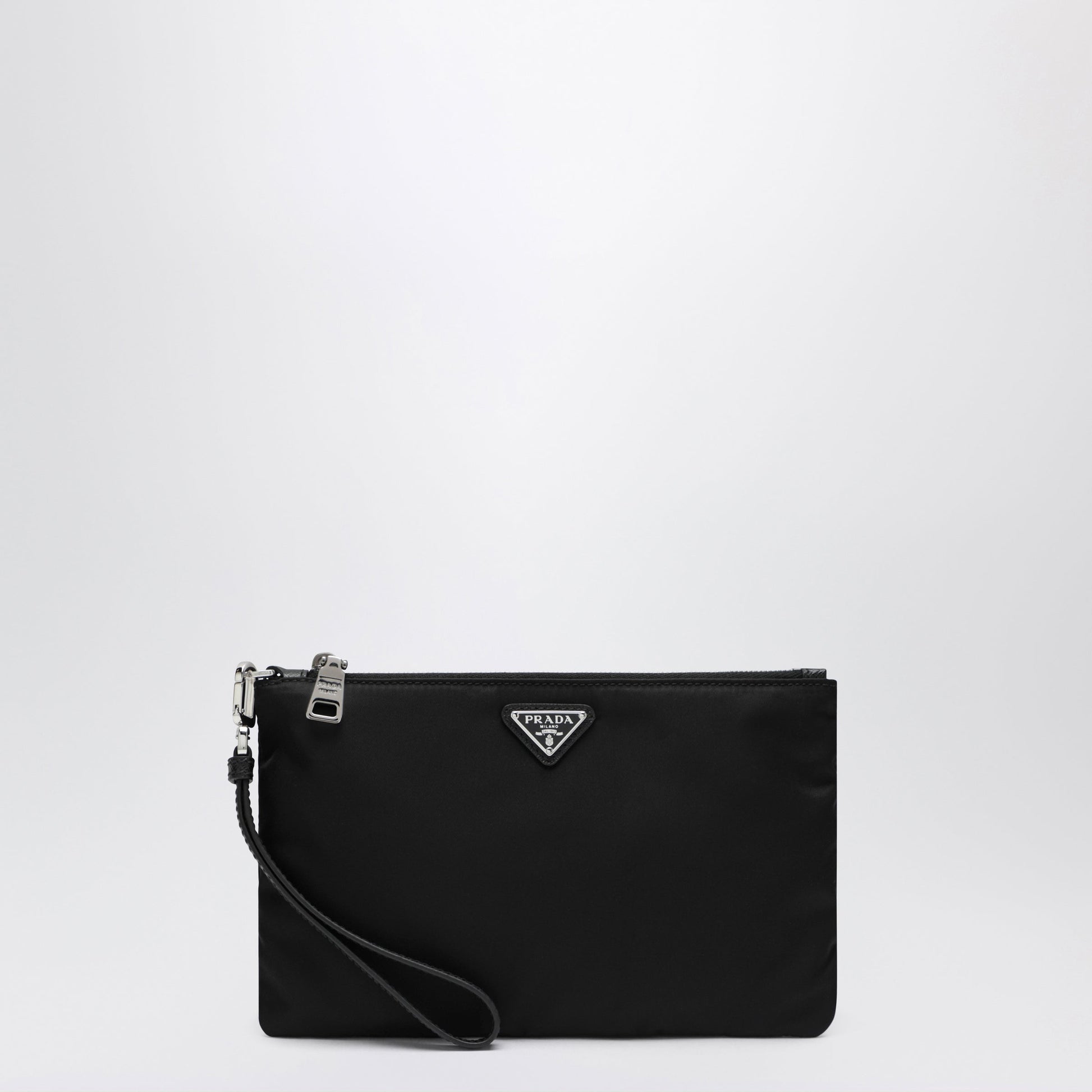 Prada Mera Pouch In Re-Nylon And Saffiano Leather Men PRADA