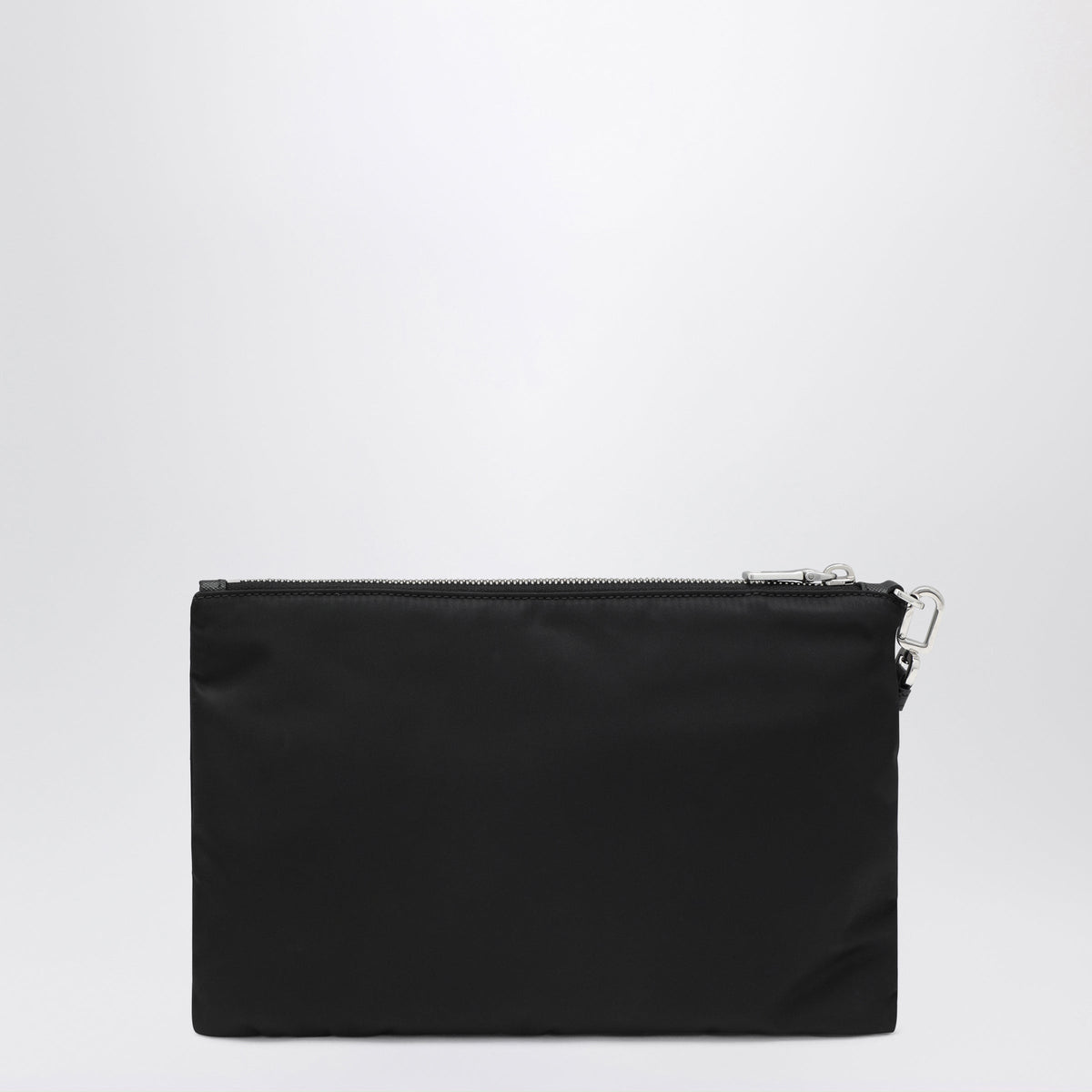 Prada Black Re-Nylon And Saffiano Leather Pouch Men PRADA