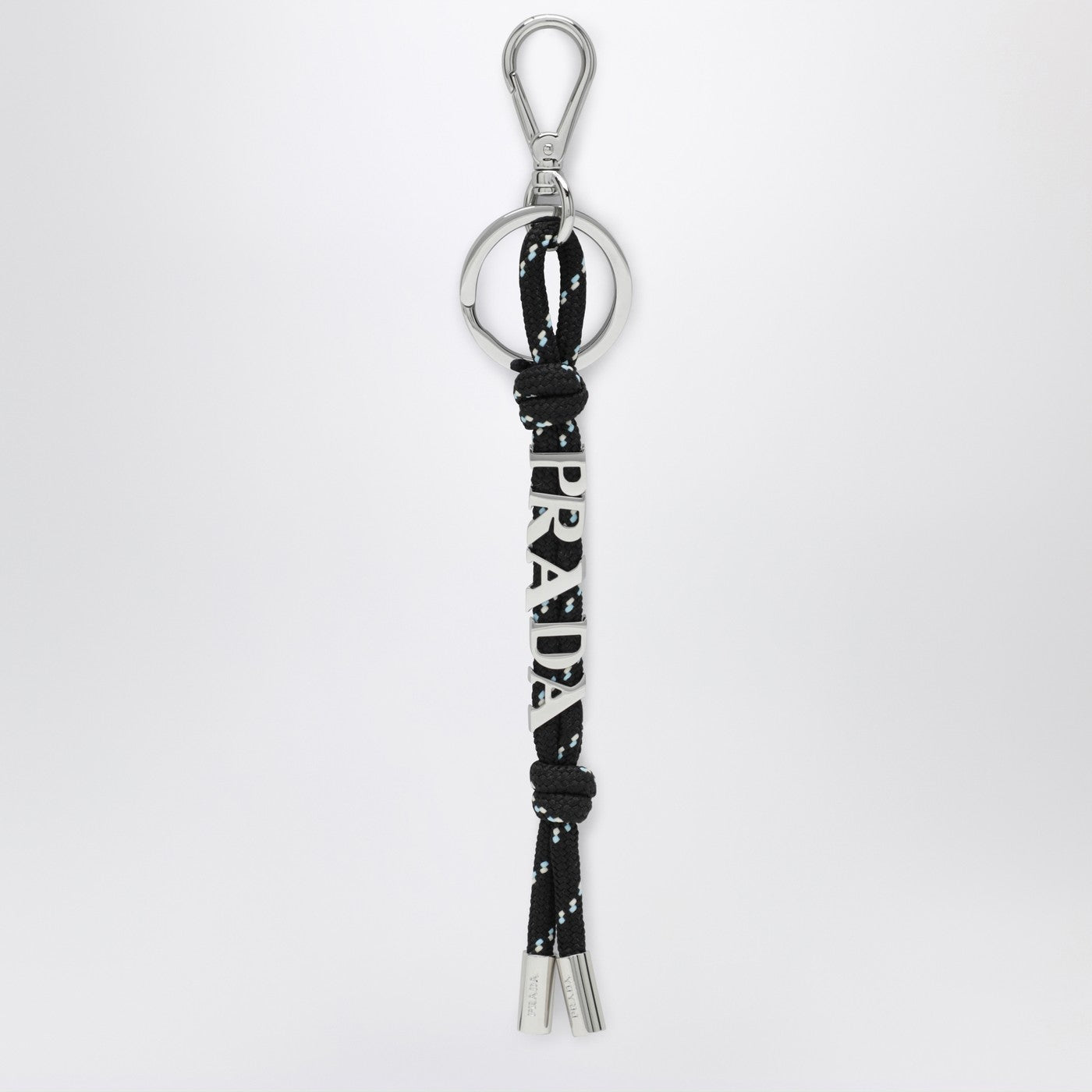 Prada Prada Speedrock Key Holder In Black Ribbon Men PRADA