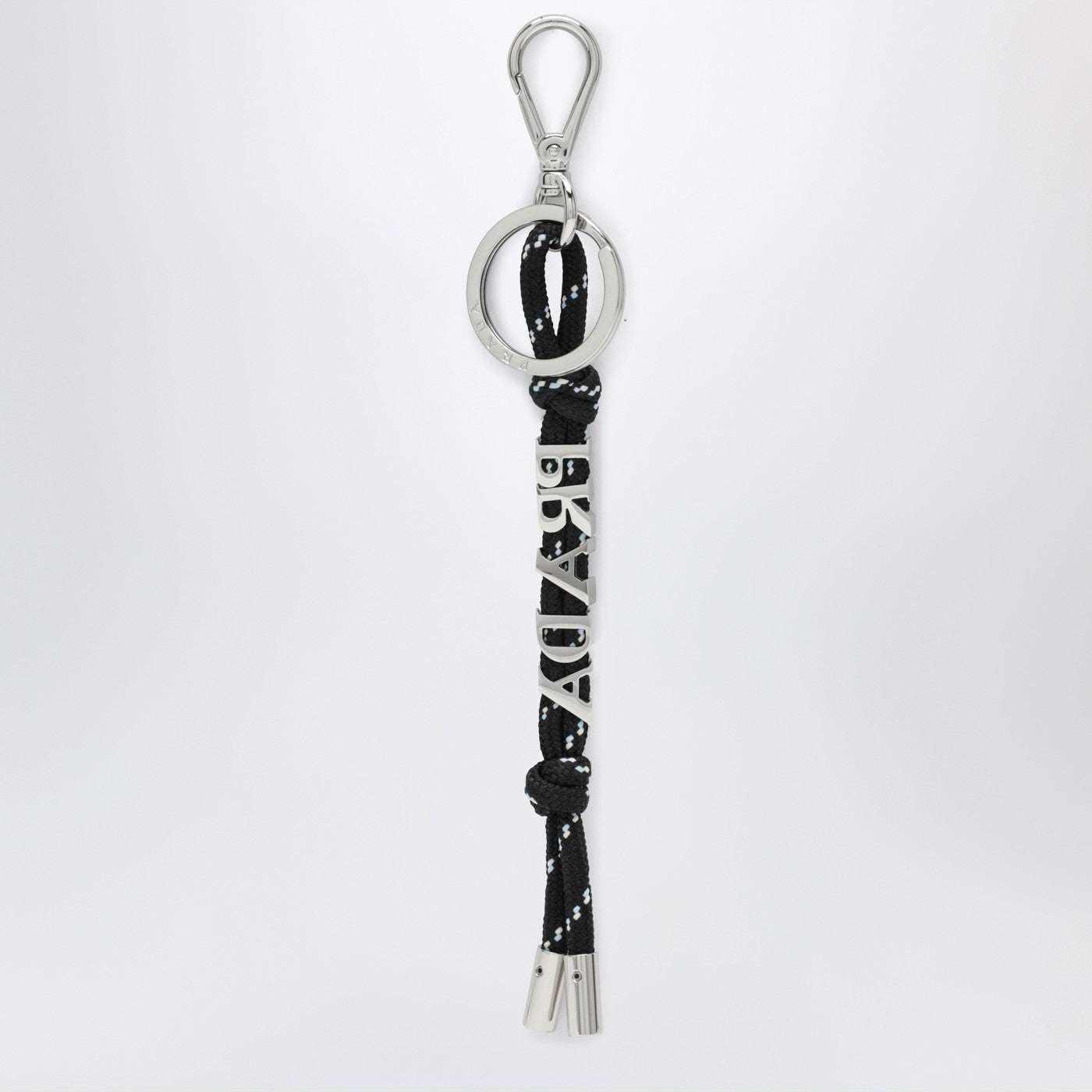 Prada Prada Speedrock Key Holder In Black Ribbon Men PRADA