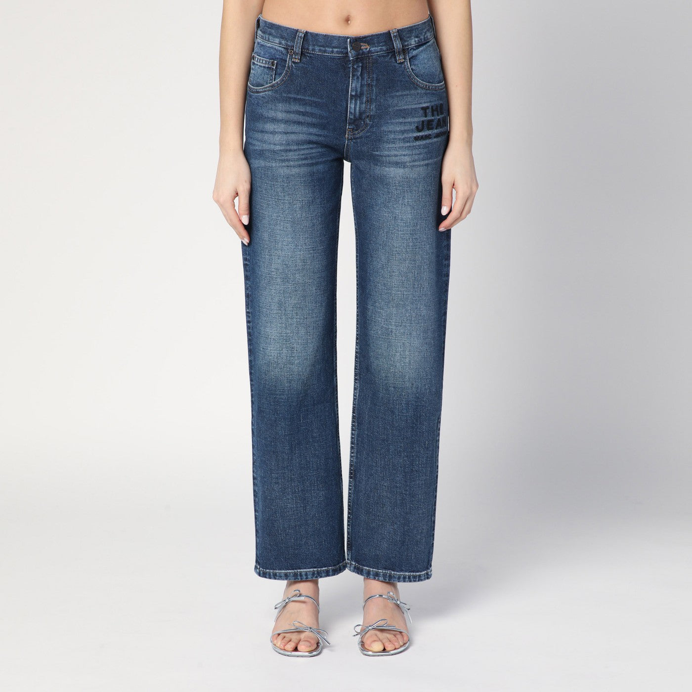 Marc Jacobs Blue Washed-Effect Jeans Women MARC JACOBS