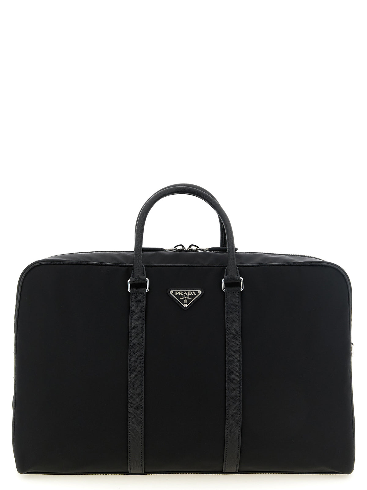 Prada Men Re-Nylon And Saffiano Travel Bag PRADA