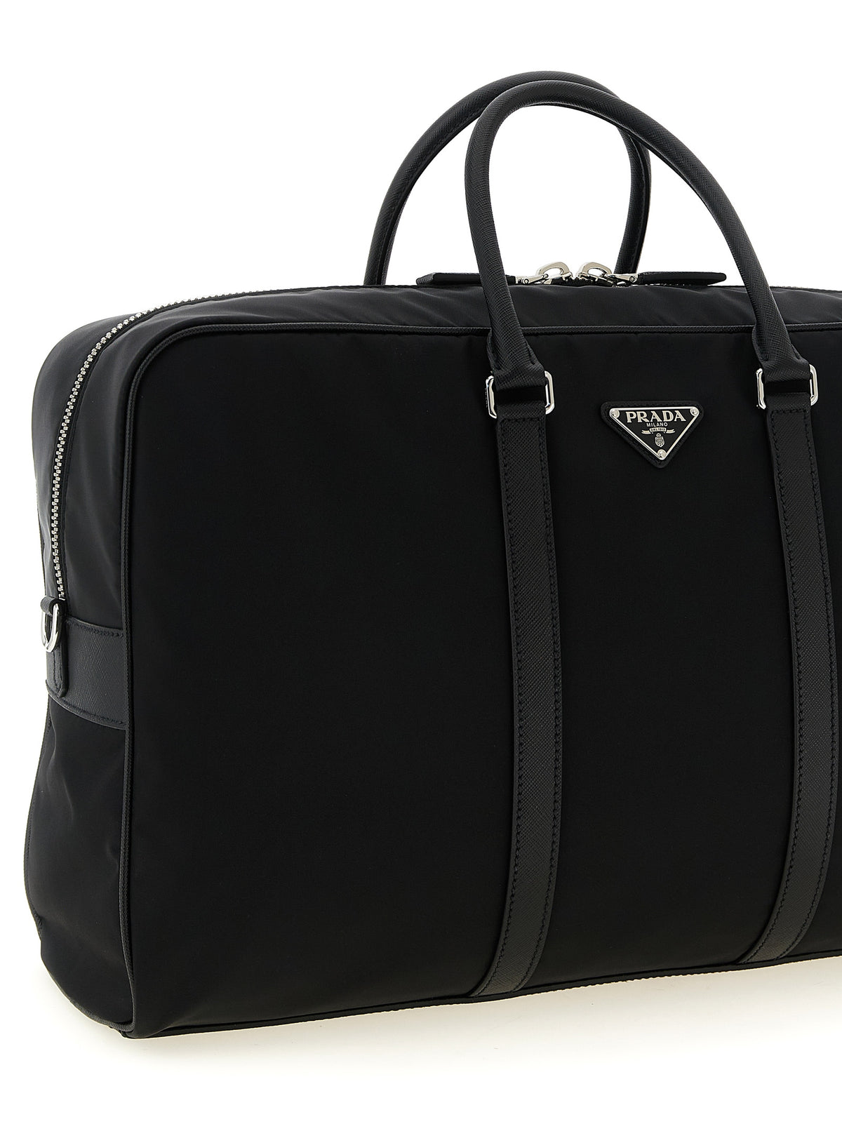Prada Men Re-Nylon And Saffiano Travel Bag PRADA