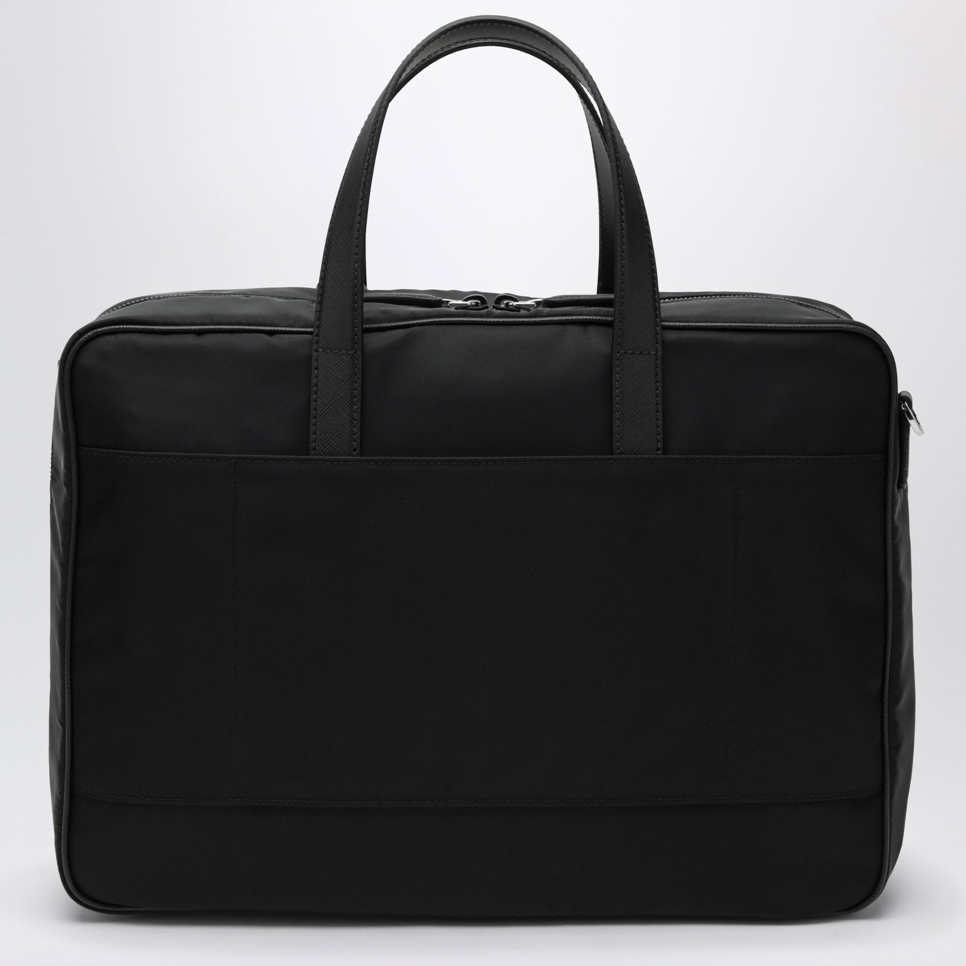 Prada Black Re-Nylon And Saffiano Work Bag Men PRADA