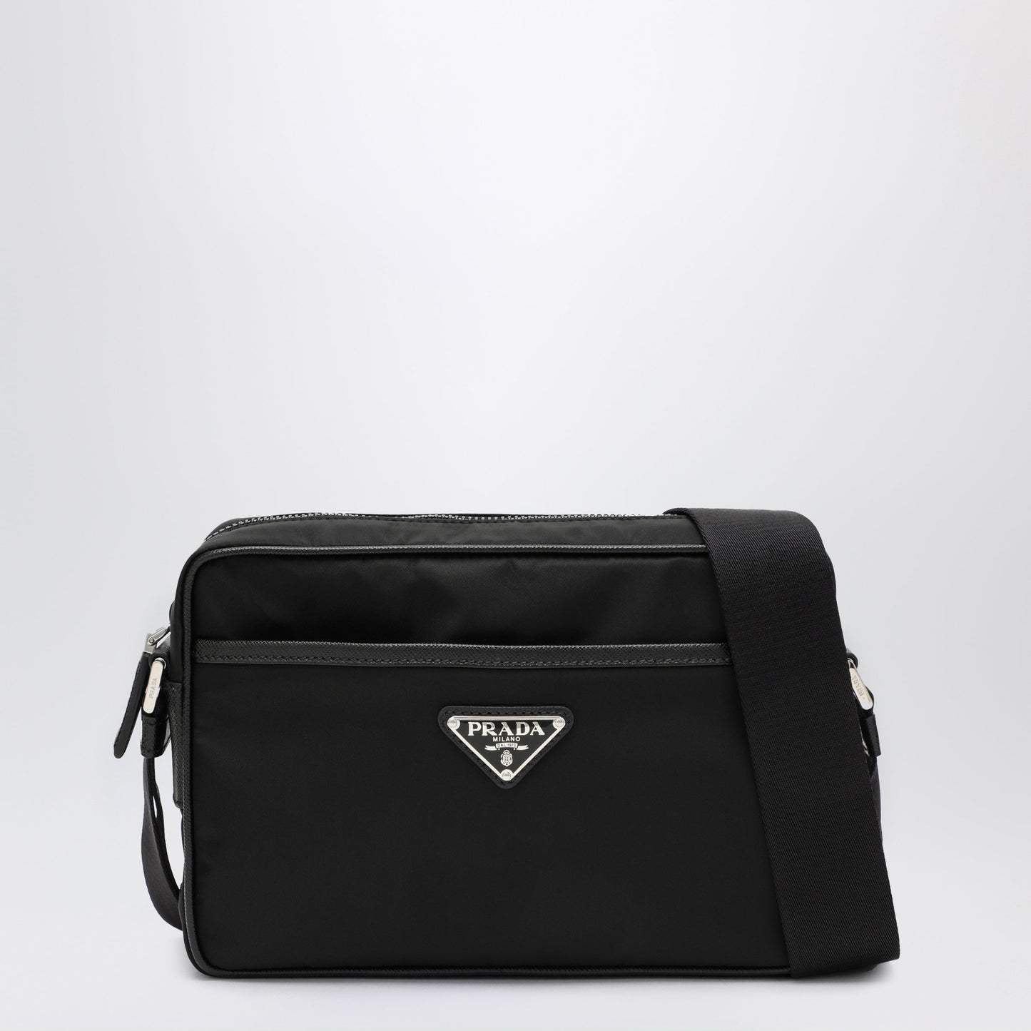 Prada Black Re-Nylon Shoulder Bag Men PRADA