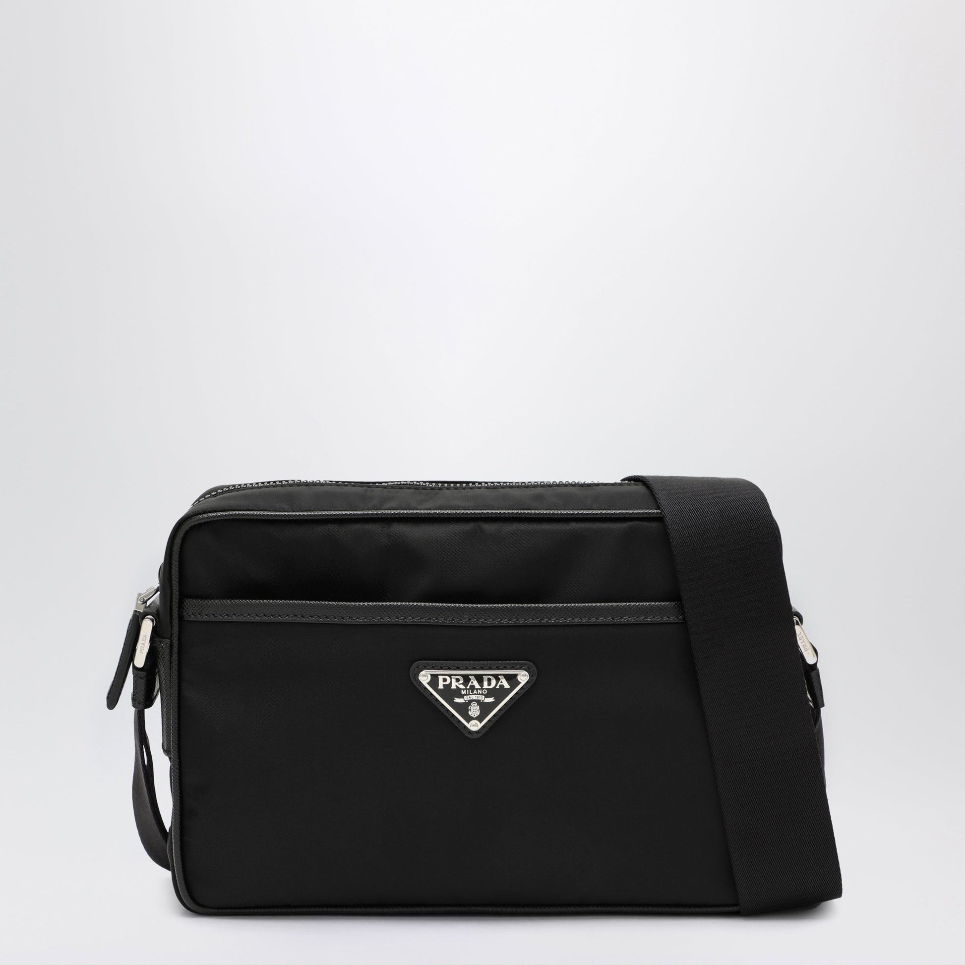 Prada Black Re-Nylon Shoulder Bag Men PRADA
